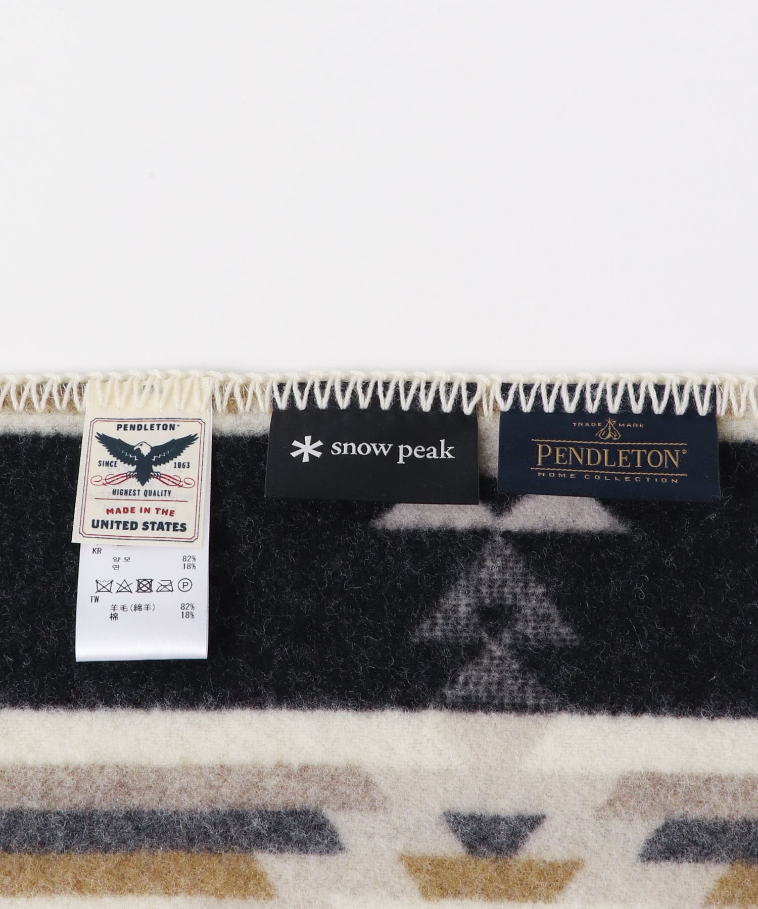 Snow Peak×PENDLETON　SP×PDT Muchacho Blanket Beige one