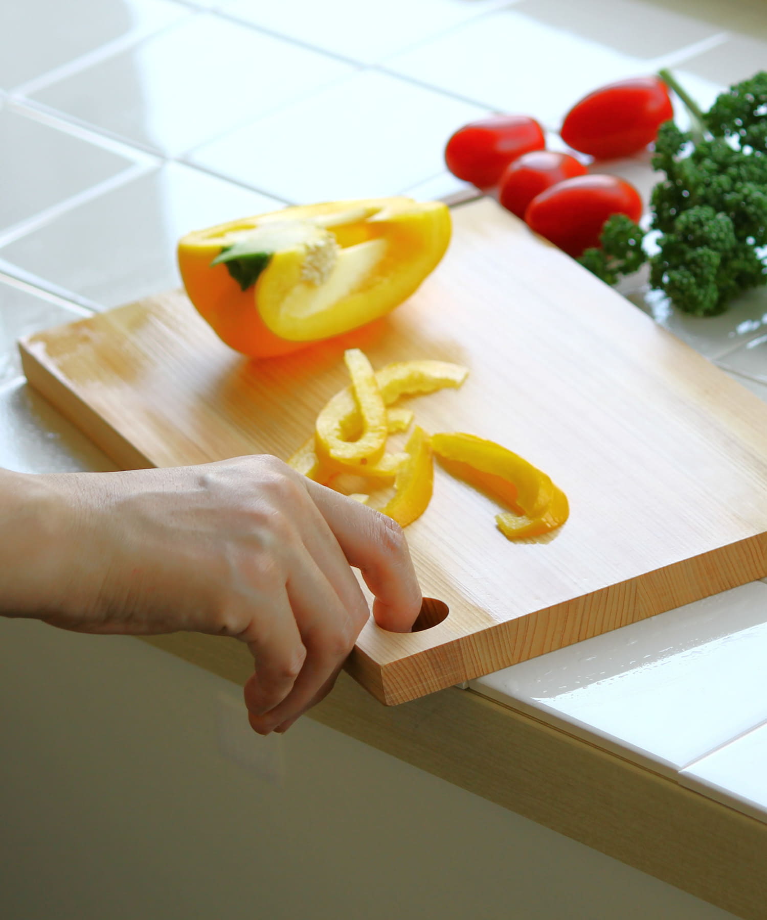 STYLE JAPAN　四万十ひのき 立つまな板S - S