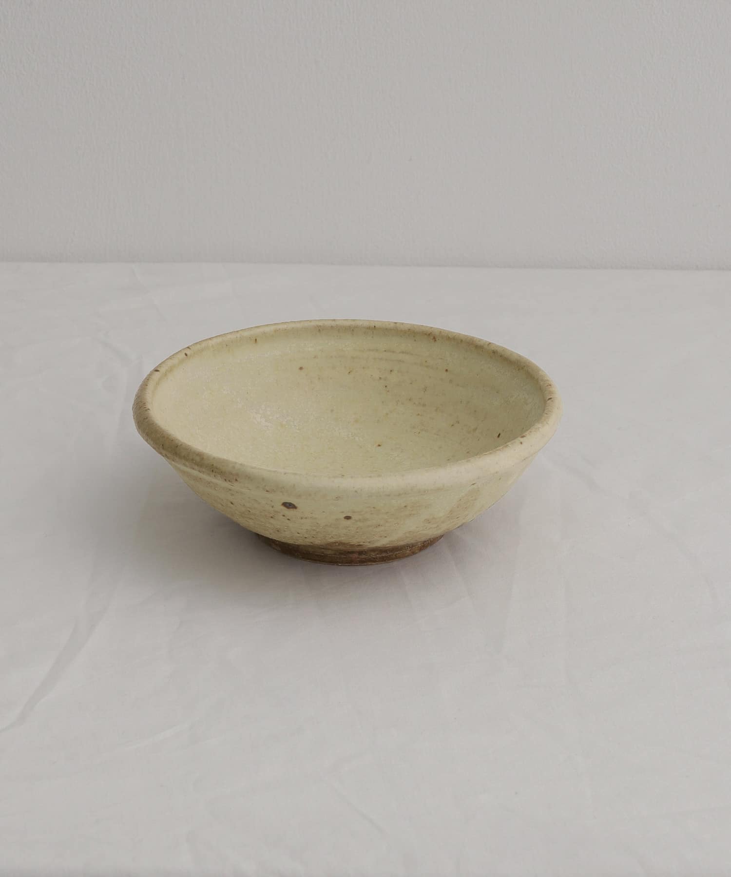 佐藤敬　浅鉢 黄粉引 -