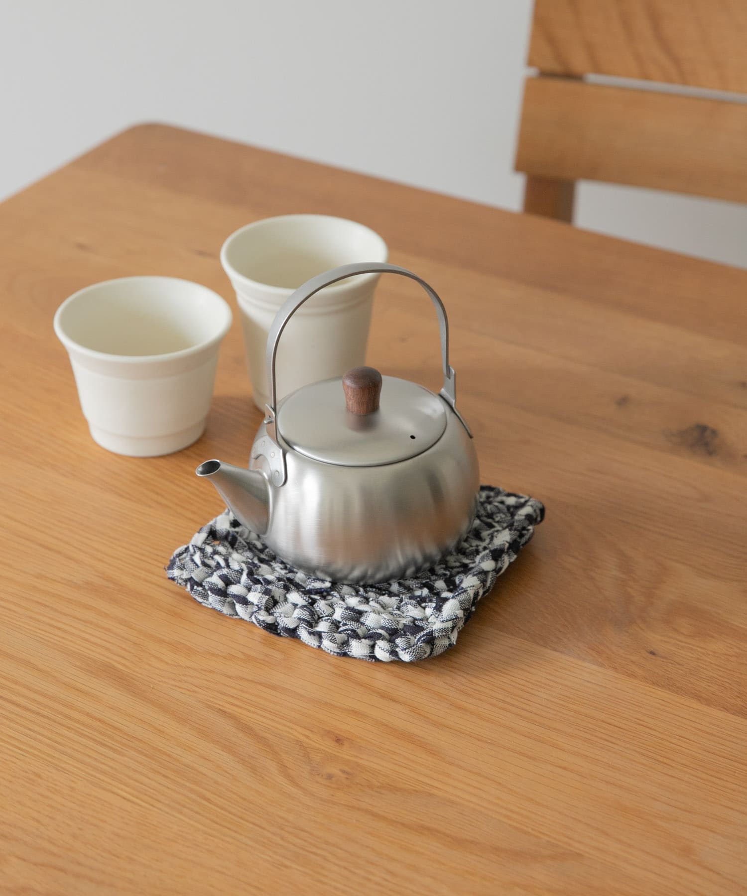 ナガオ　ステンレスつる付き急須 500ml