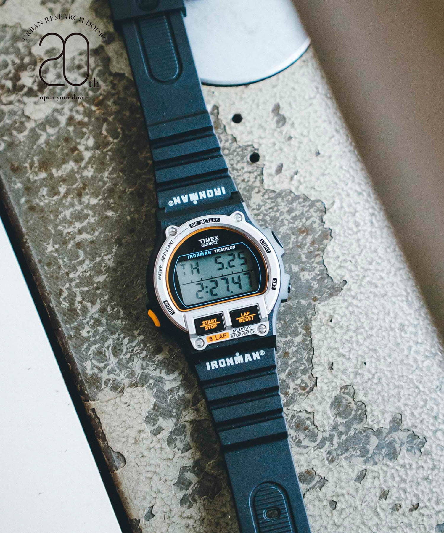 『別注』TIMEX×DOORS　20th IRONMAN 8LAP 90s SILVER/BLK one