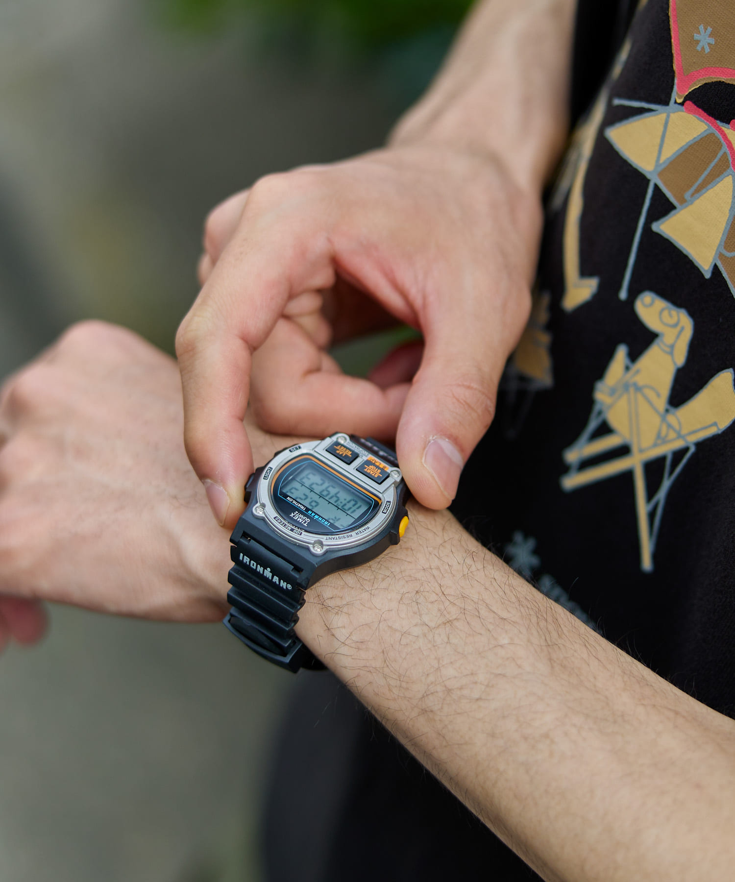 『別注』TIMEX×DOORS　20th IRONMAN 8LAP 90s SILVER/BLK one