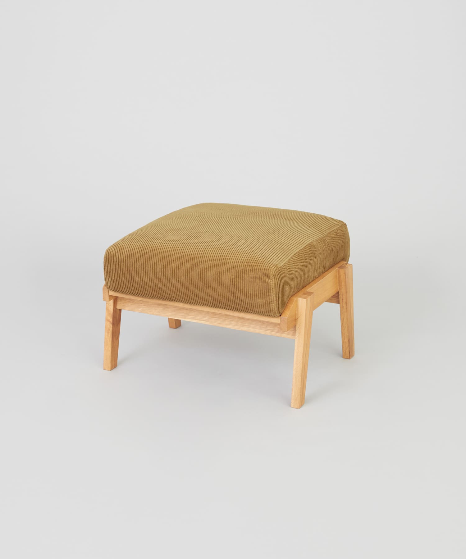 BOTHY Corduroy Ottoman オーク無垢材 Khaki one