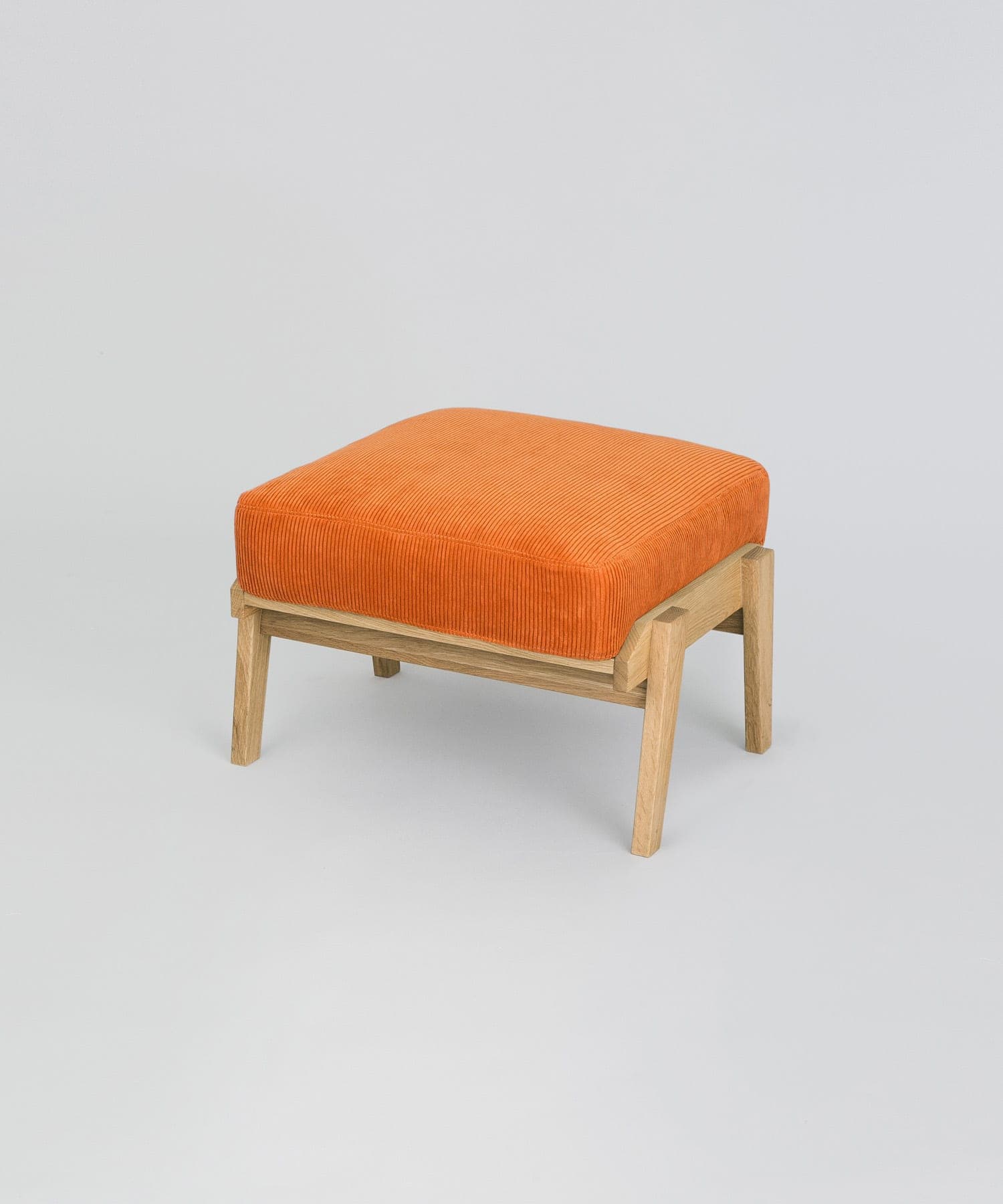 BOTHY Corduroy Ottoman オーク無垢材 Brick one