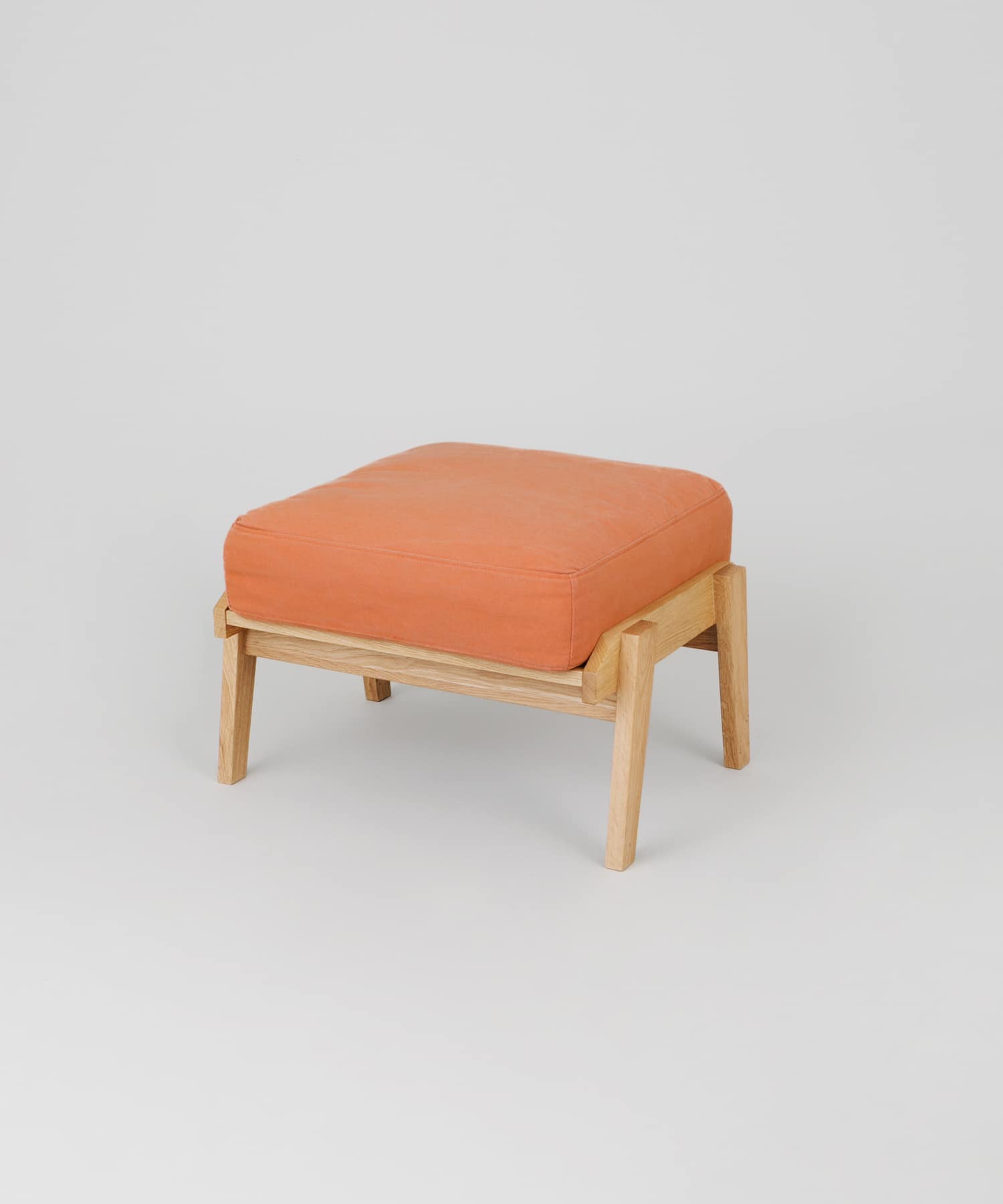 BOTHY Canvas Ottoman オーク無垢材