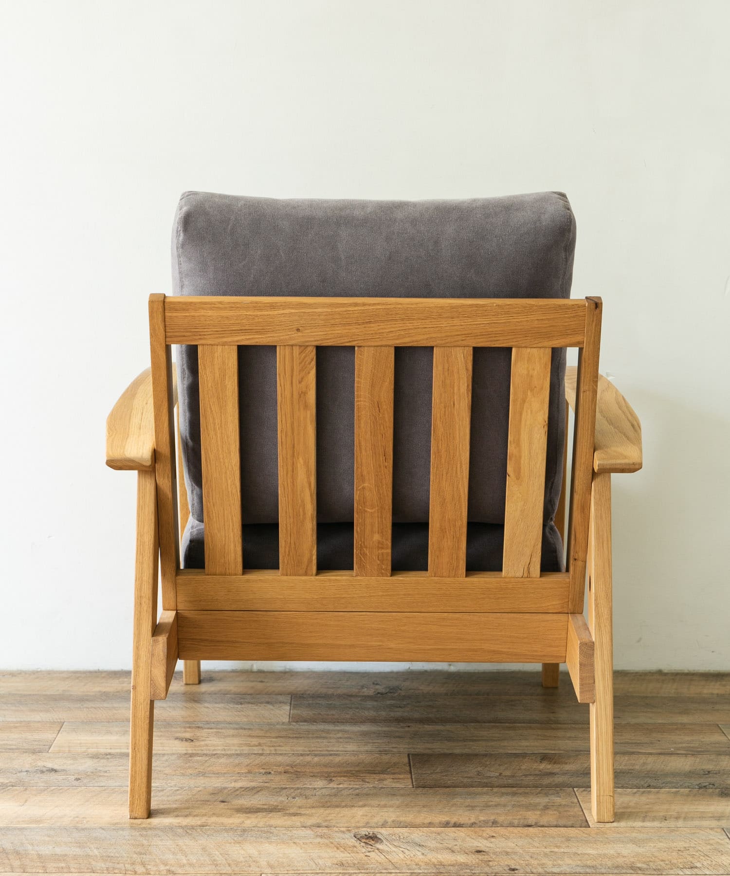 BOTHY Canvas Sofa 1P オーク無垢材 Grey one