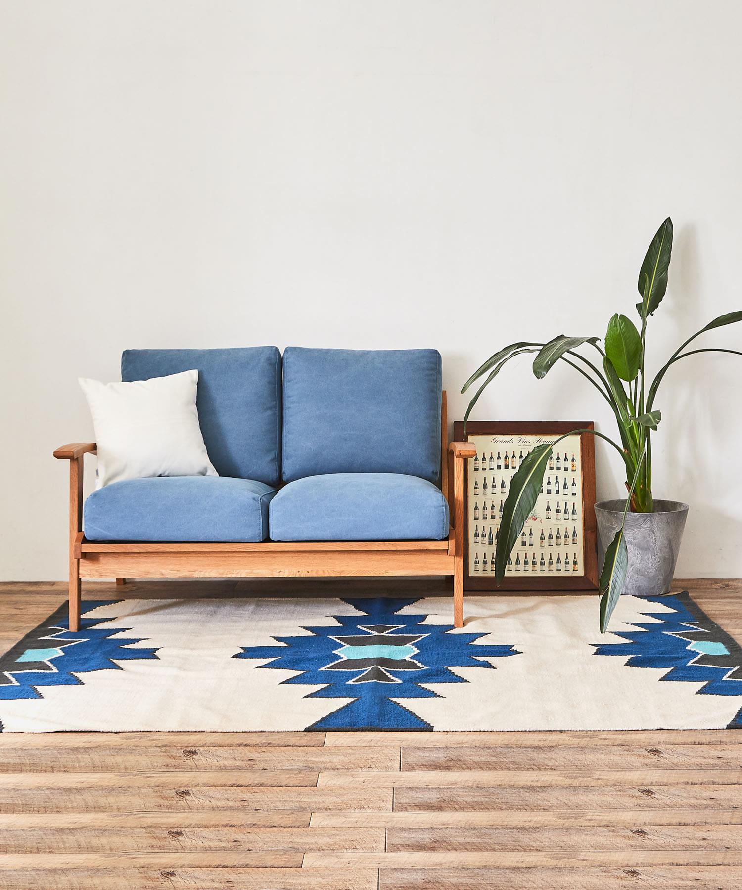 BOTHY Frame Sofa 2シーター(Canvas) Blue one