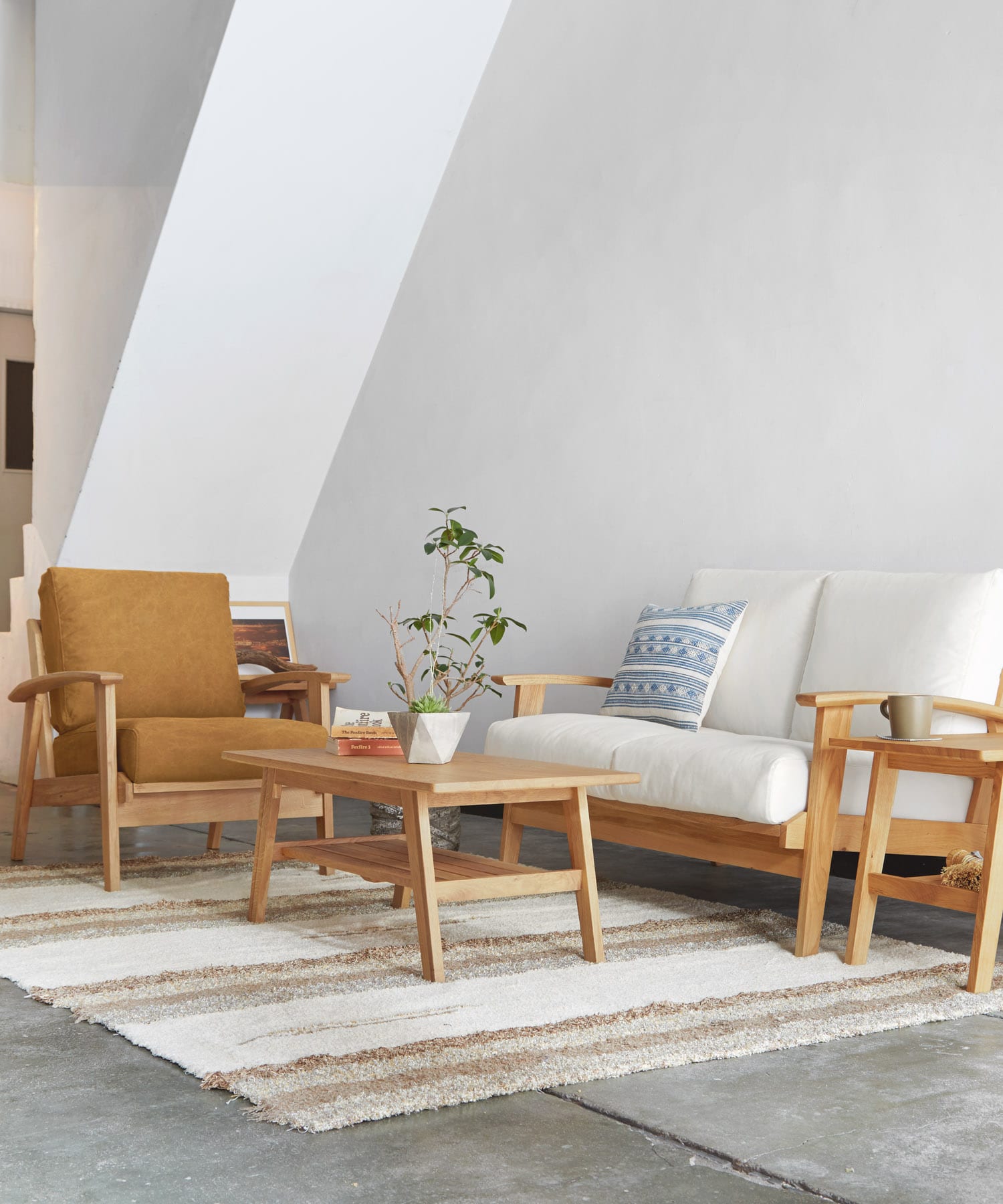 BOTHY Frame Sofa 2シーター(Canvas) Natural one