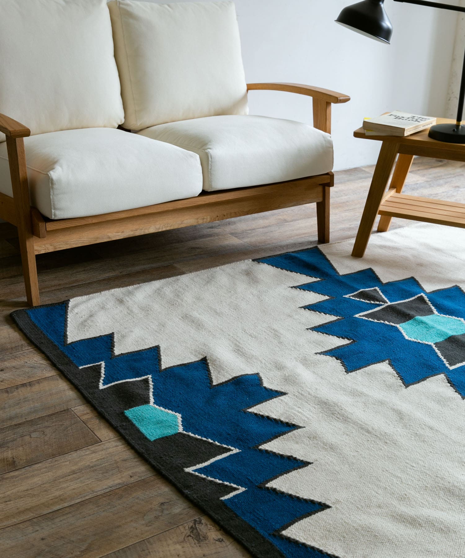 BOTHY Canvas Sofa 2P オーク無垢材 Natural one