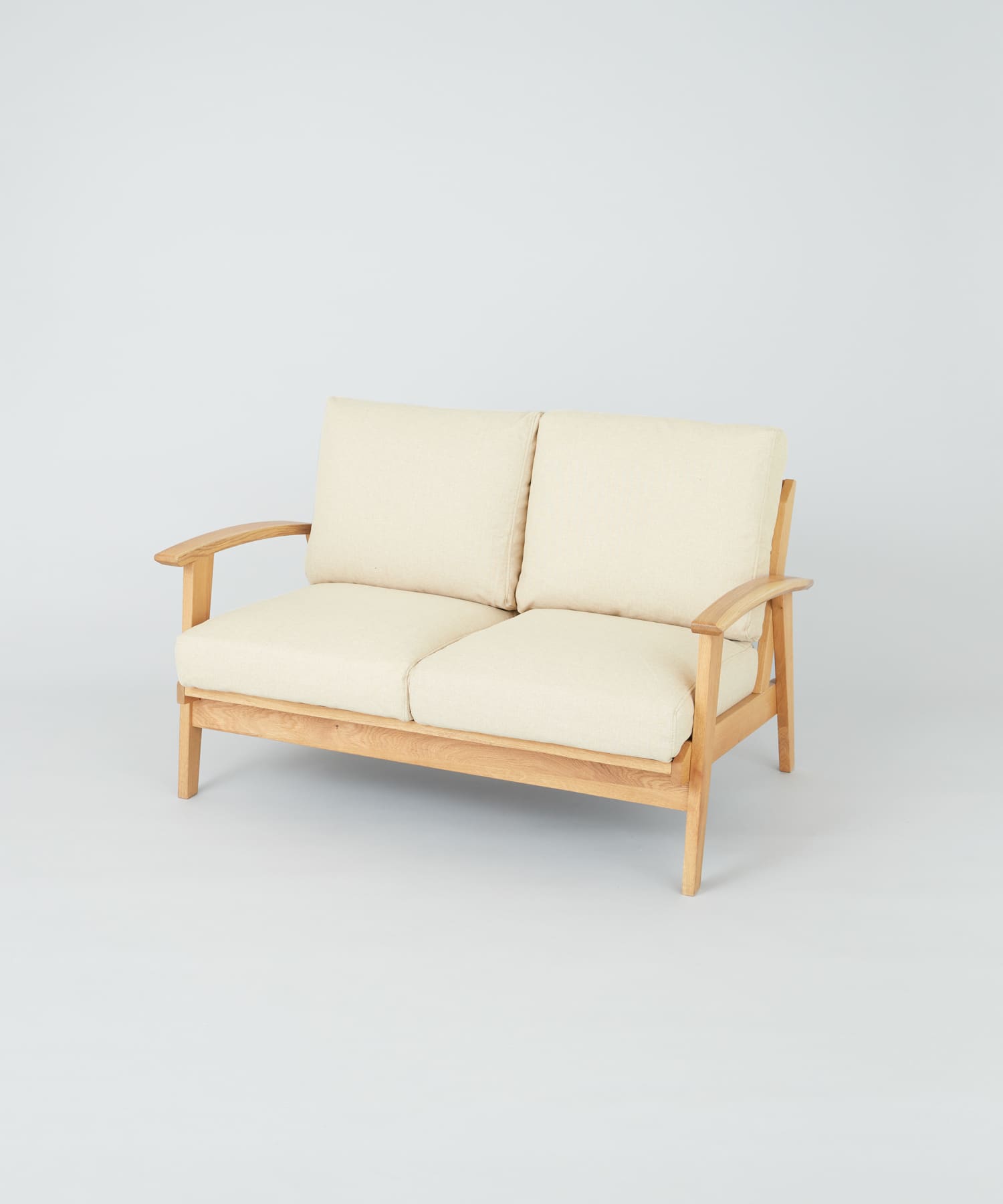BOTHY Canvas Sofa 2P オーク無垢材 Natural one