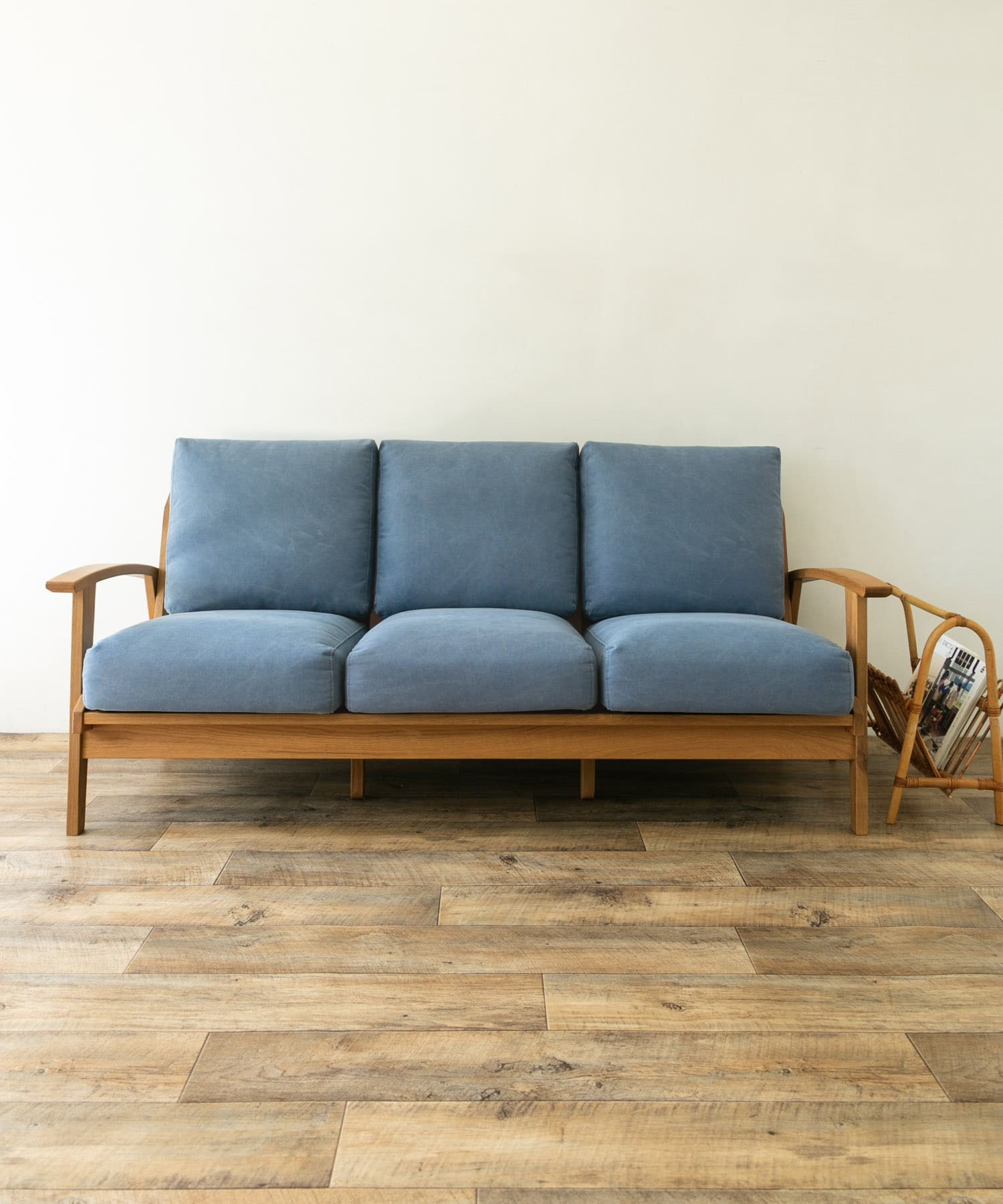 BOTHY Canvas Sofa 3P オーク無垢材