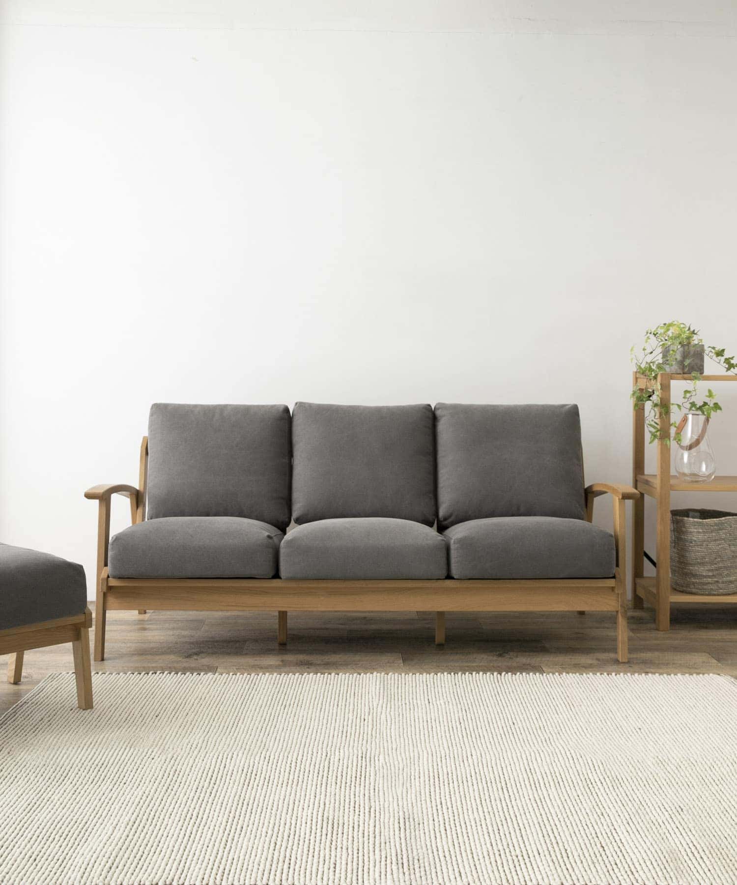BOTHY Frame Sofa 3シーター(Canvas) Grey one