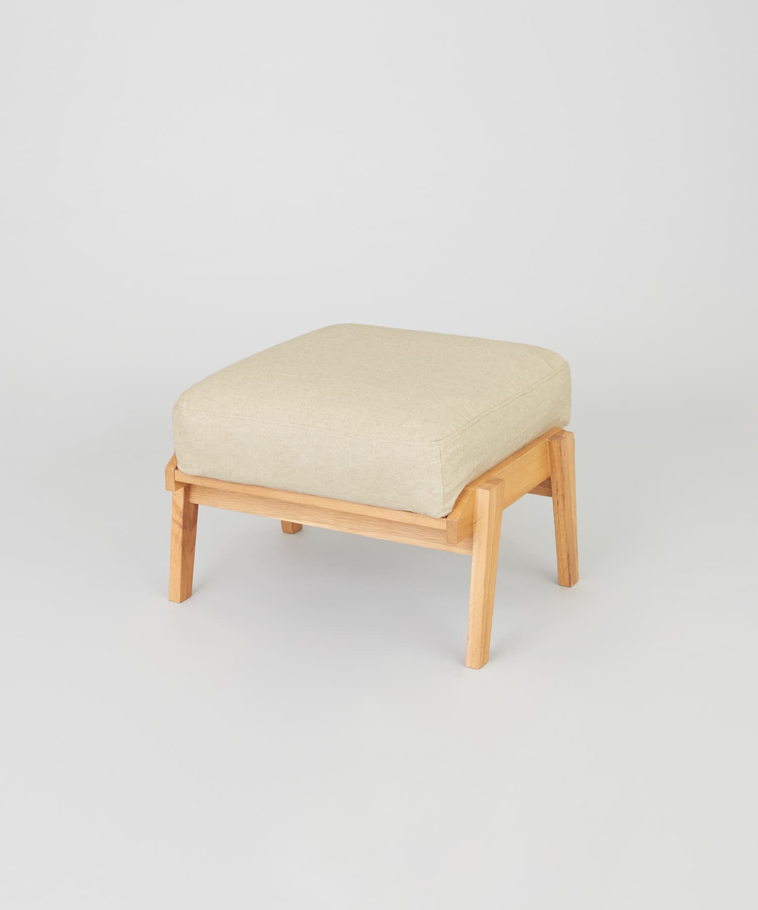 BOTHY　LINEN Ottoman オーク無垢材 BEIGE one