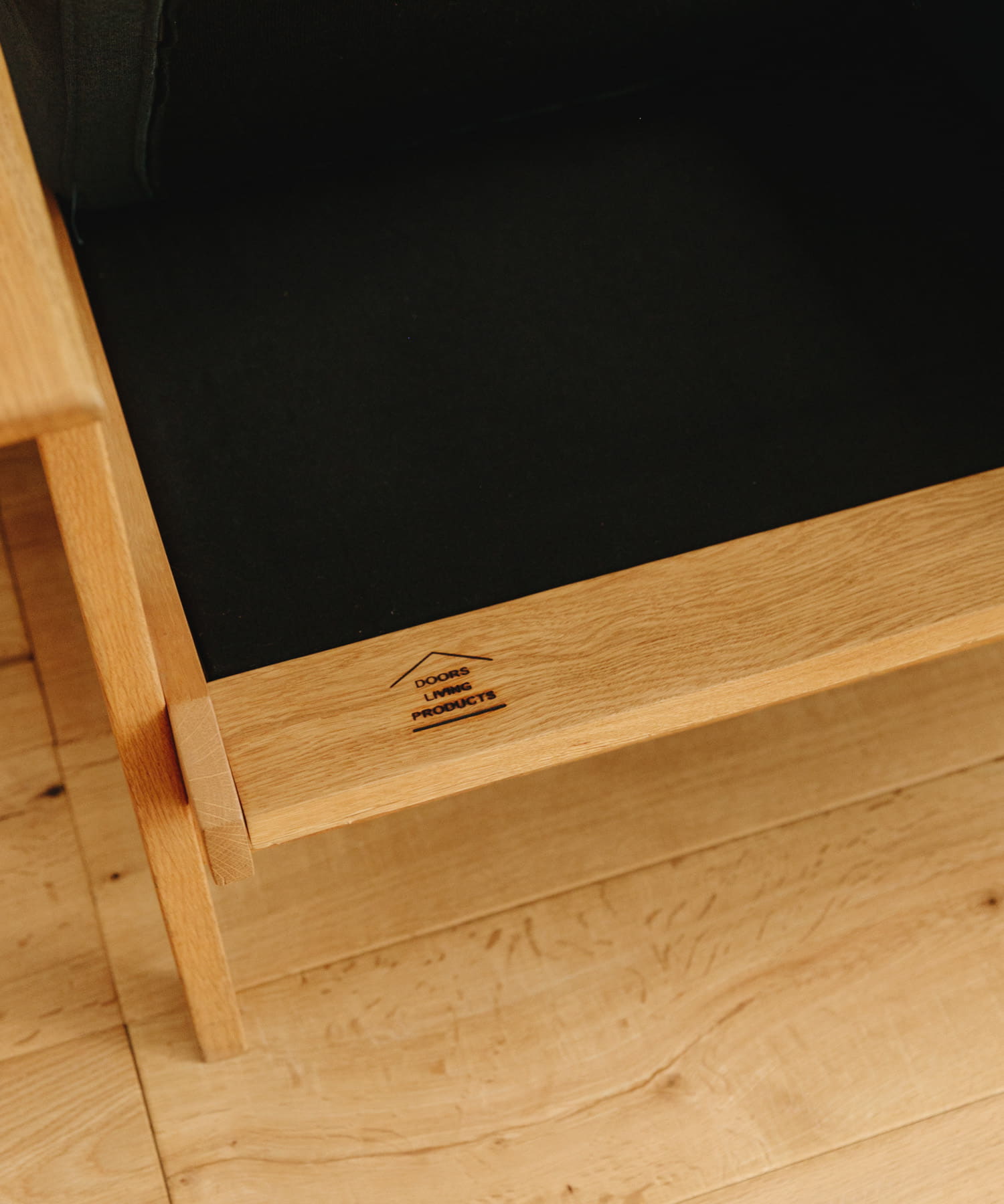 BOTHY　Modern Sofa 2P オーク無垢材 ブルーグリーン one