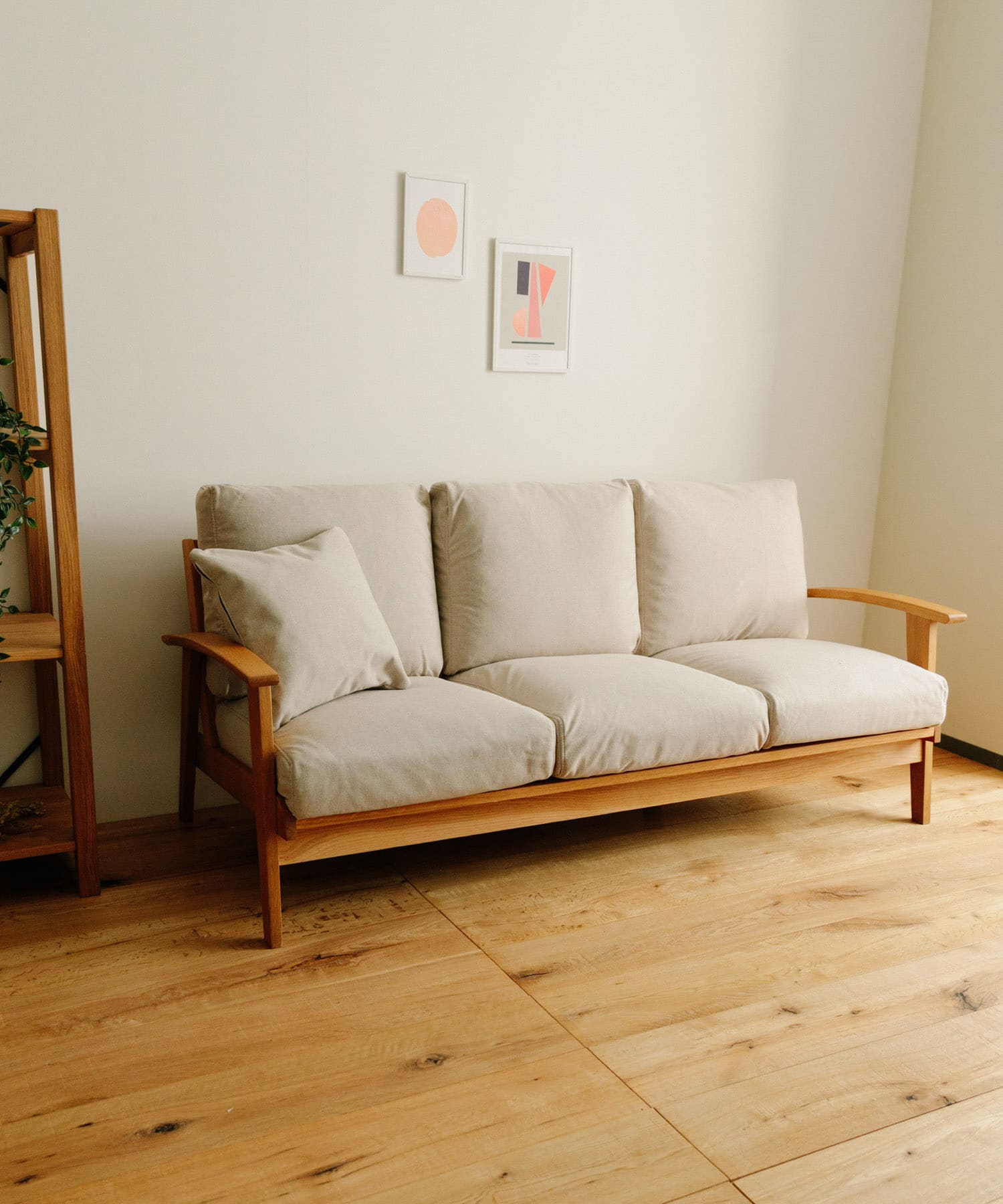 BOTHY Frame Sofa 3シーター(Modern) ベージュ one