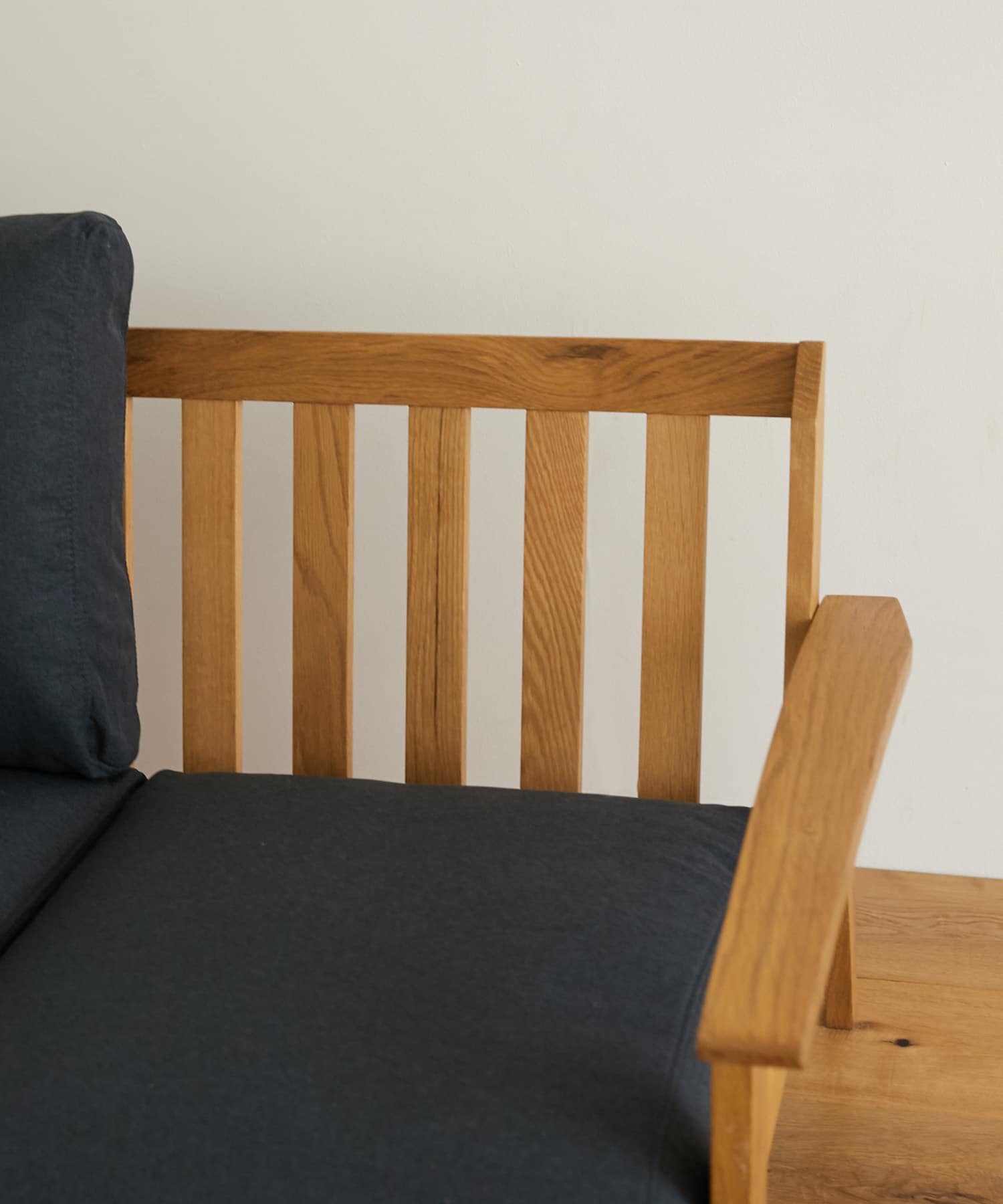 BOTHY Modern Sofa 3P オーク無垢材 ブルーグリーン one