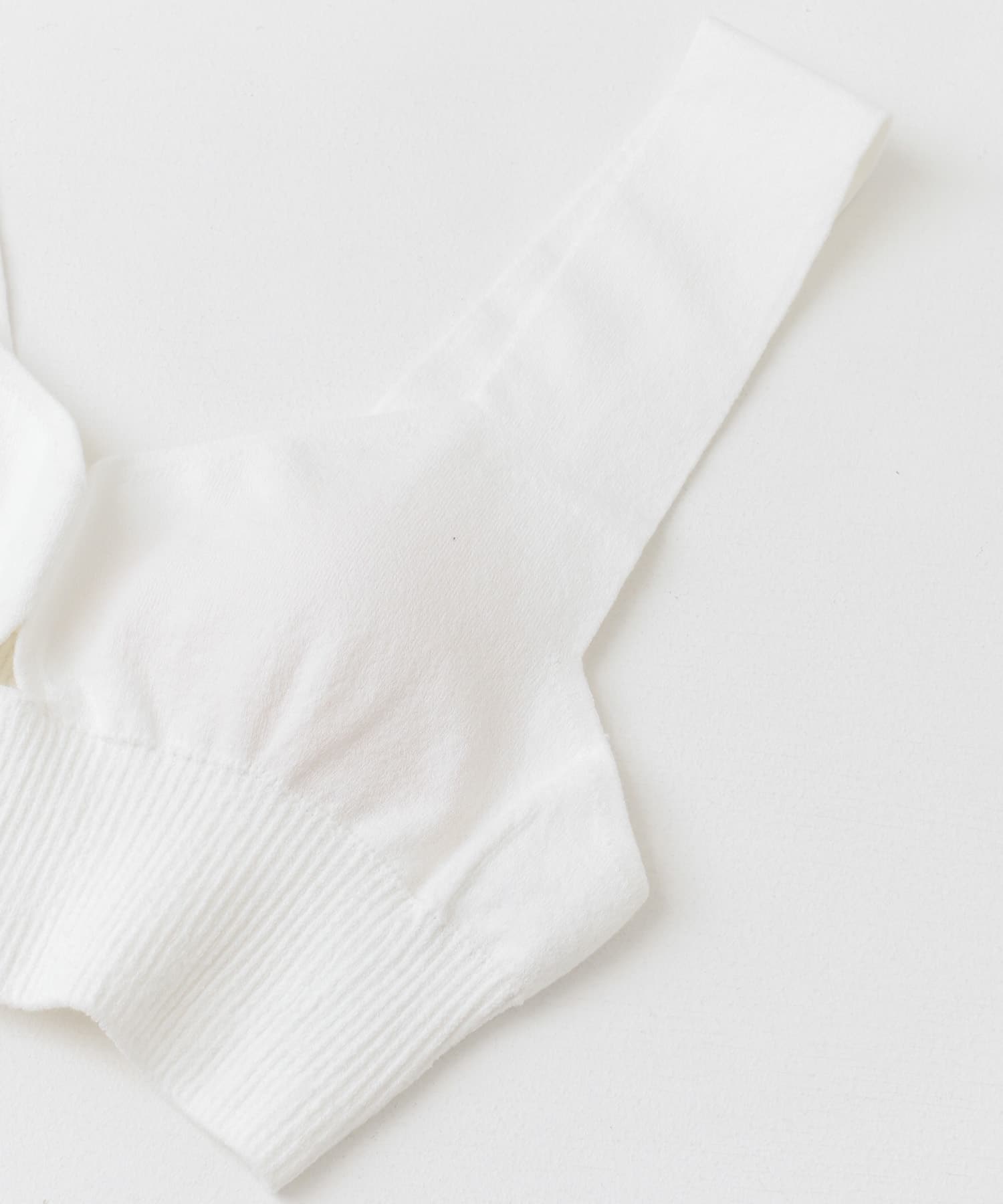 『WEB/一部店舗限定』unfil　organic cotton bra top white 1