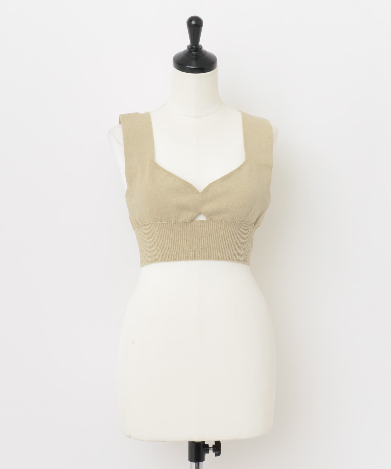 『WEB/一部店舗限定』unfil　organic cotton bra top grassbeige 1