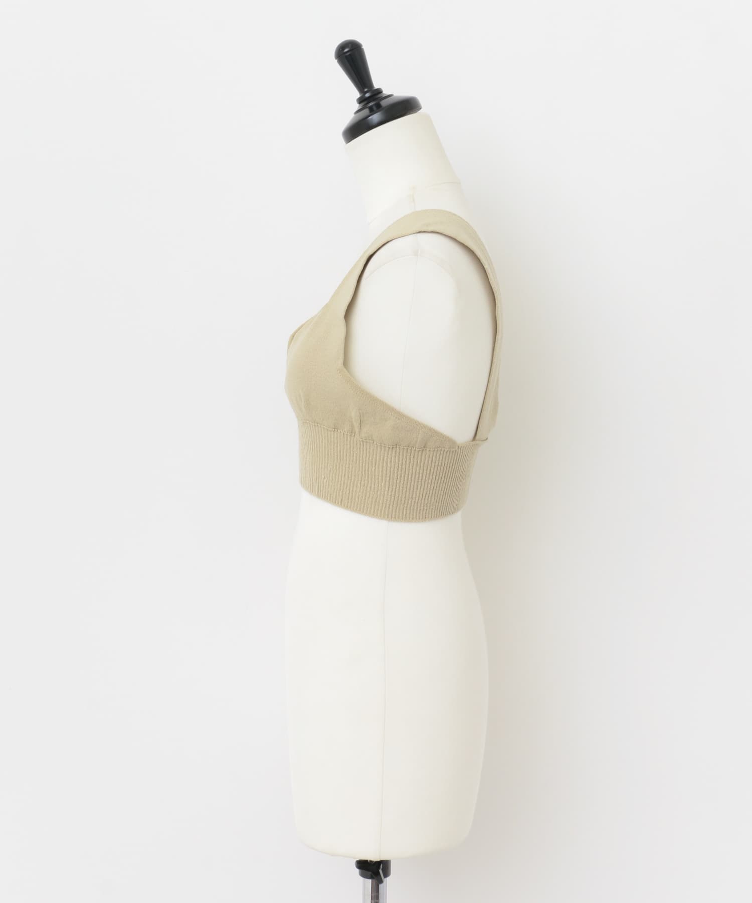 『WEB/一部店舗限定』unfil　organic cotton bra top grassbeige 1