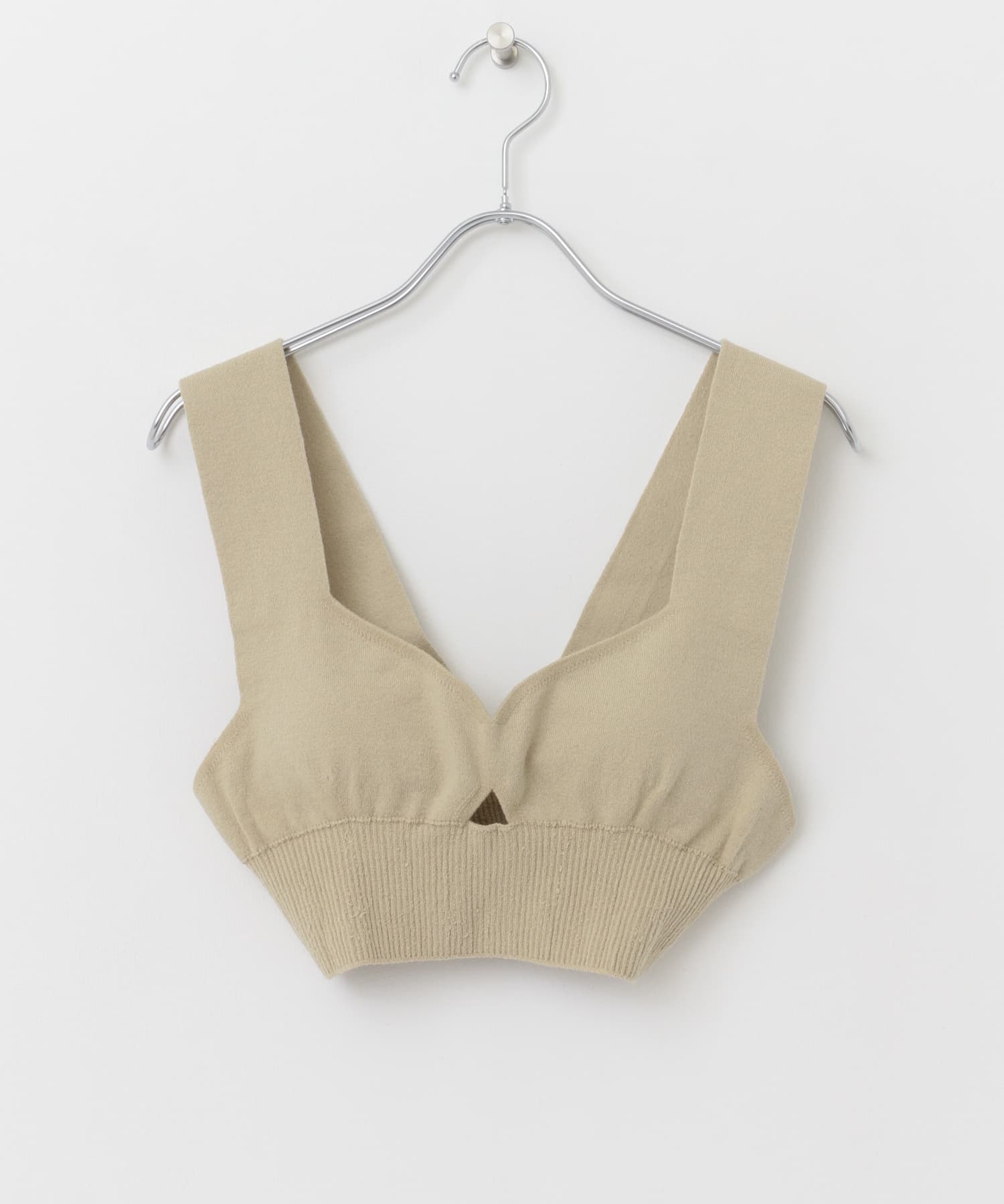 『WEB/一部店舗限定』unfil　organic cotton bra top grassbeige 1