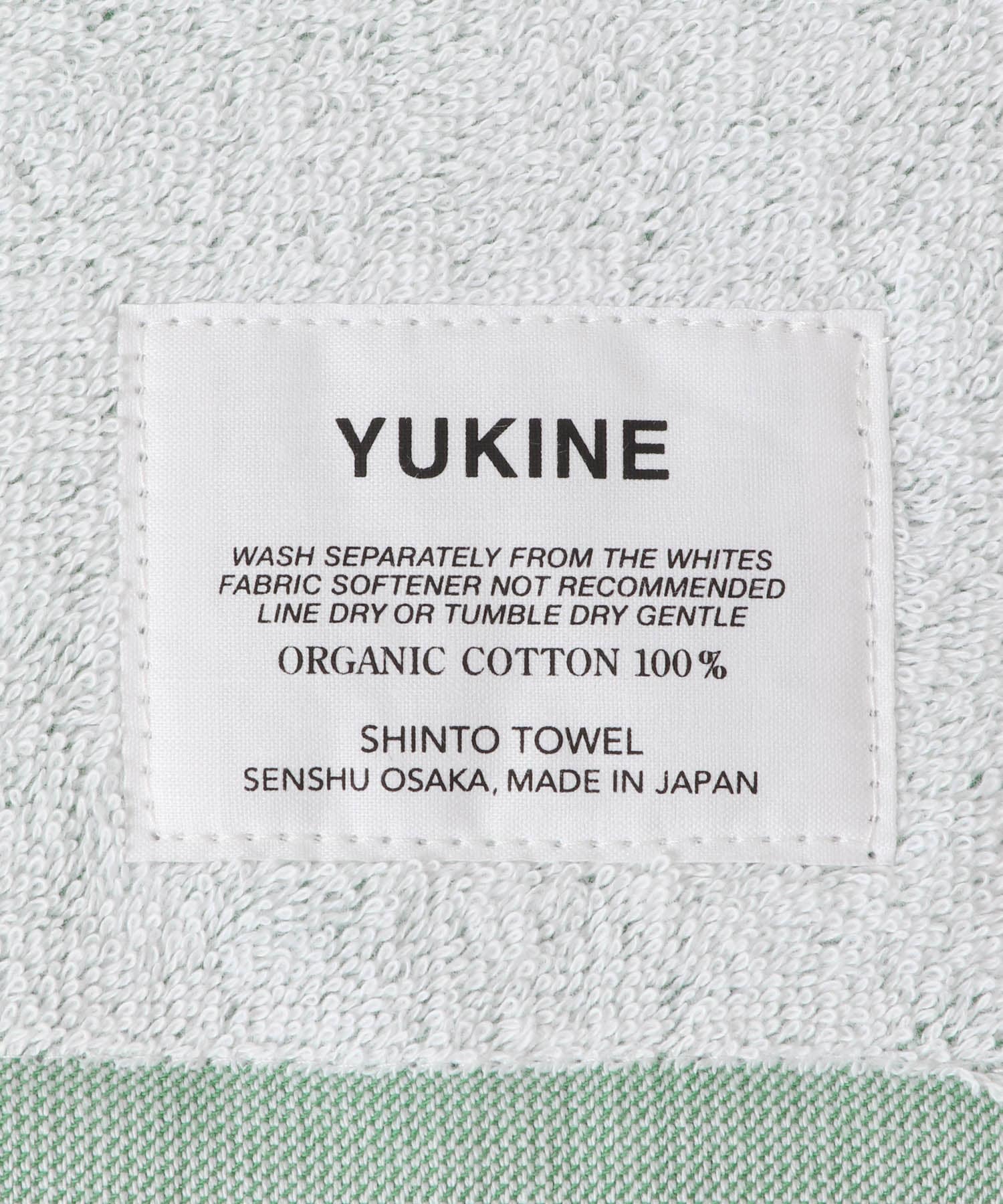 『WEB限定』SHINTO TOWEL　ユキネ ミニバスタオル 40×110 midori -