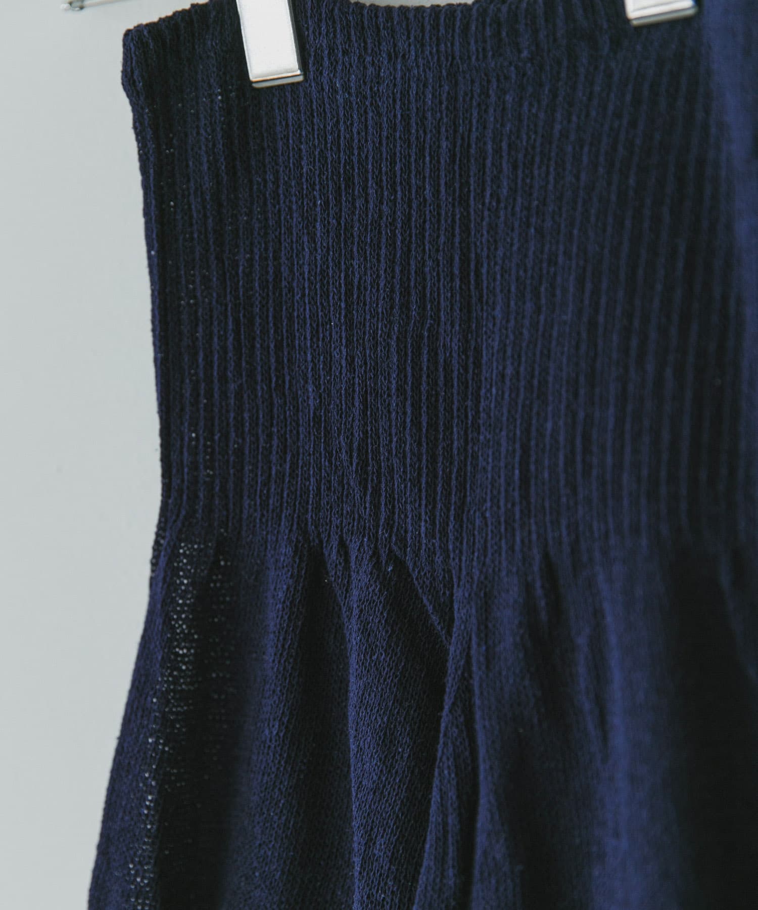 『WEB限定』meri ja kuu　4分丈インナーパンツ シルク navy one
