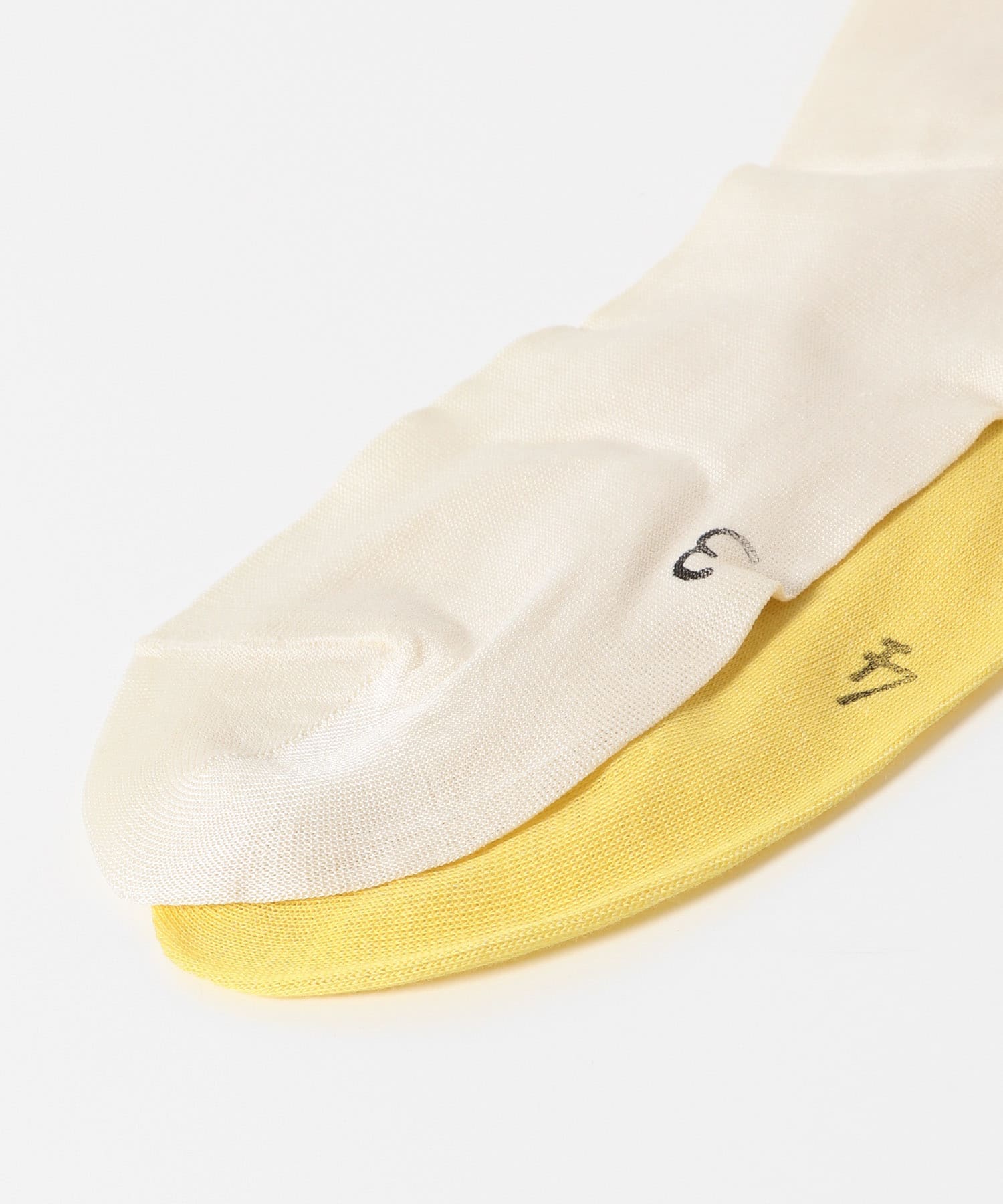 『WEB限定』meri ja kuu　4足セット カラーコットンソックス ginger -