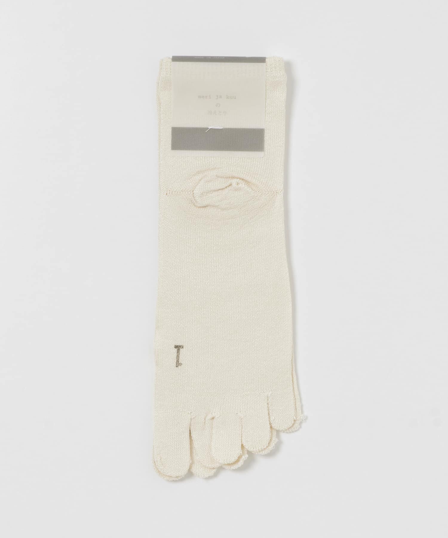 『WEB限定』meri ja kuu　1足目シルク(単品) kinari -