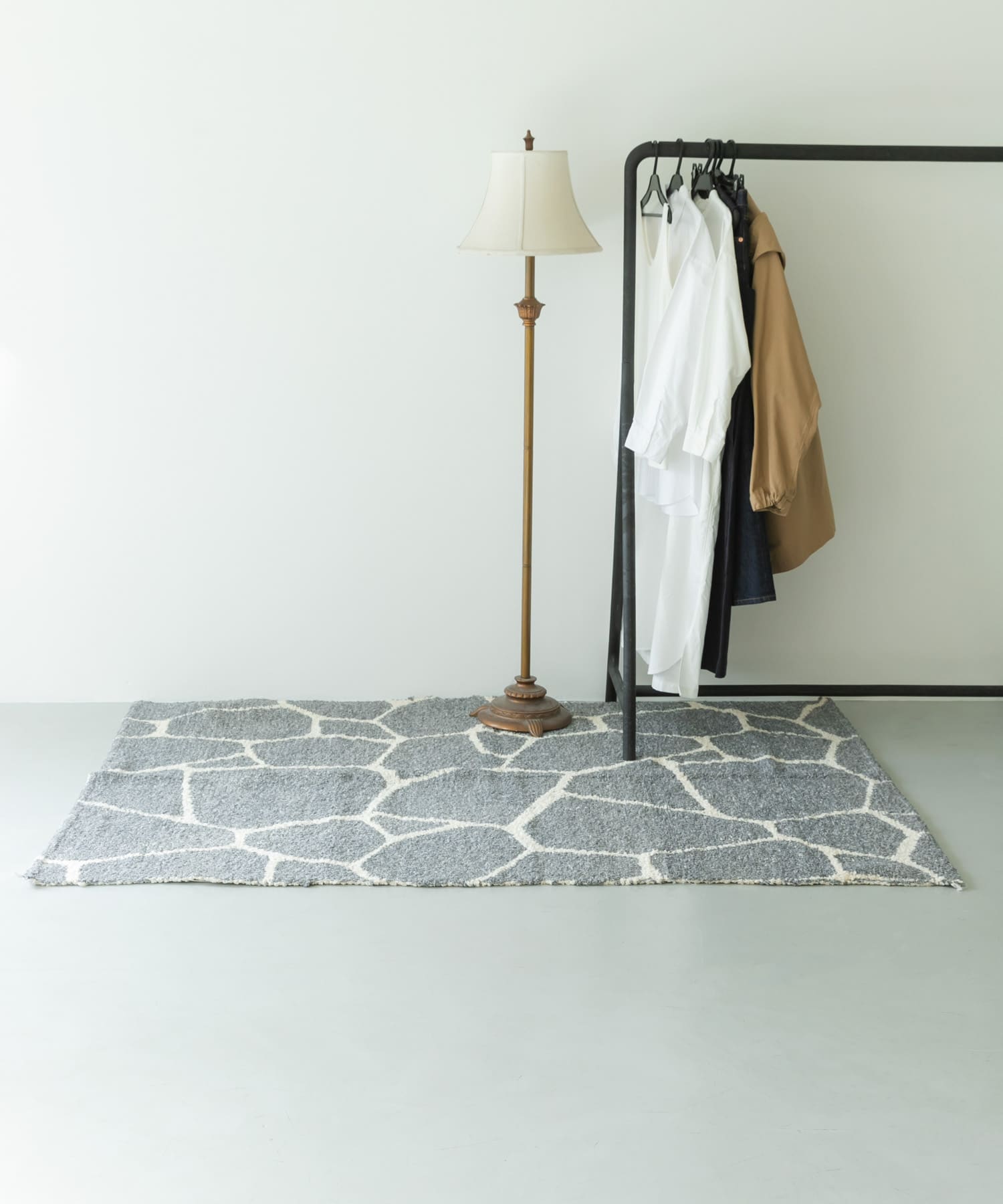 JARAPA　TILE 140×200 GRAY 140×200