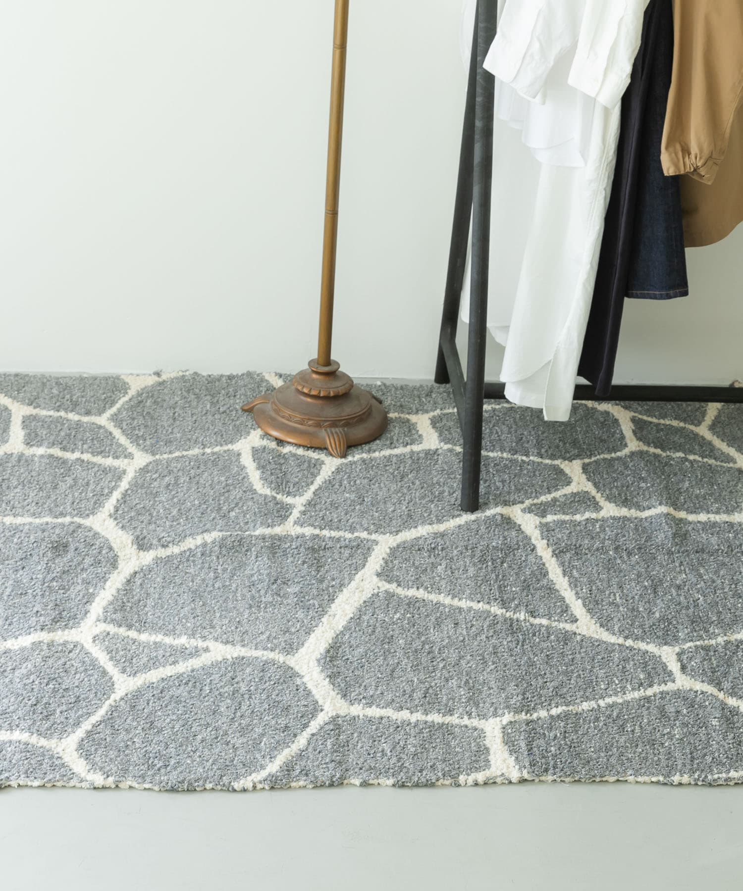 JARAPA　TILE 140×200 GRAY 140×200