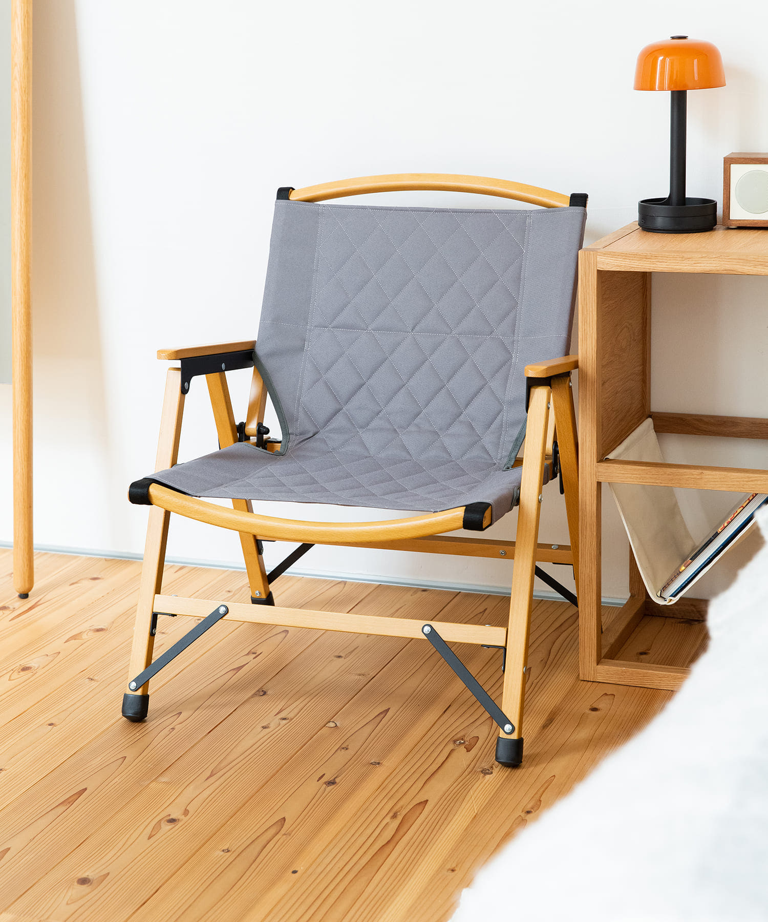 『別注』WAQ×DOORS　FOLDING WOOD CHAIR EXCLUSIVE グレー 0