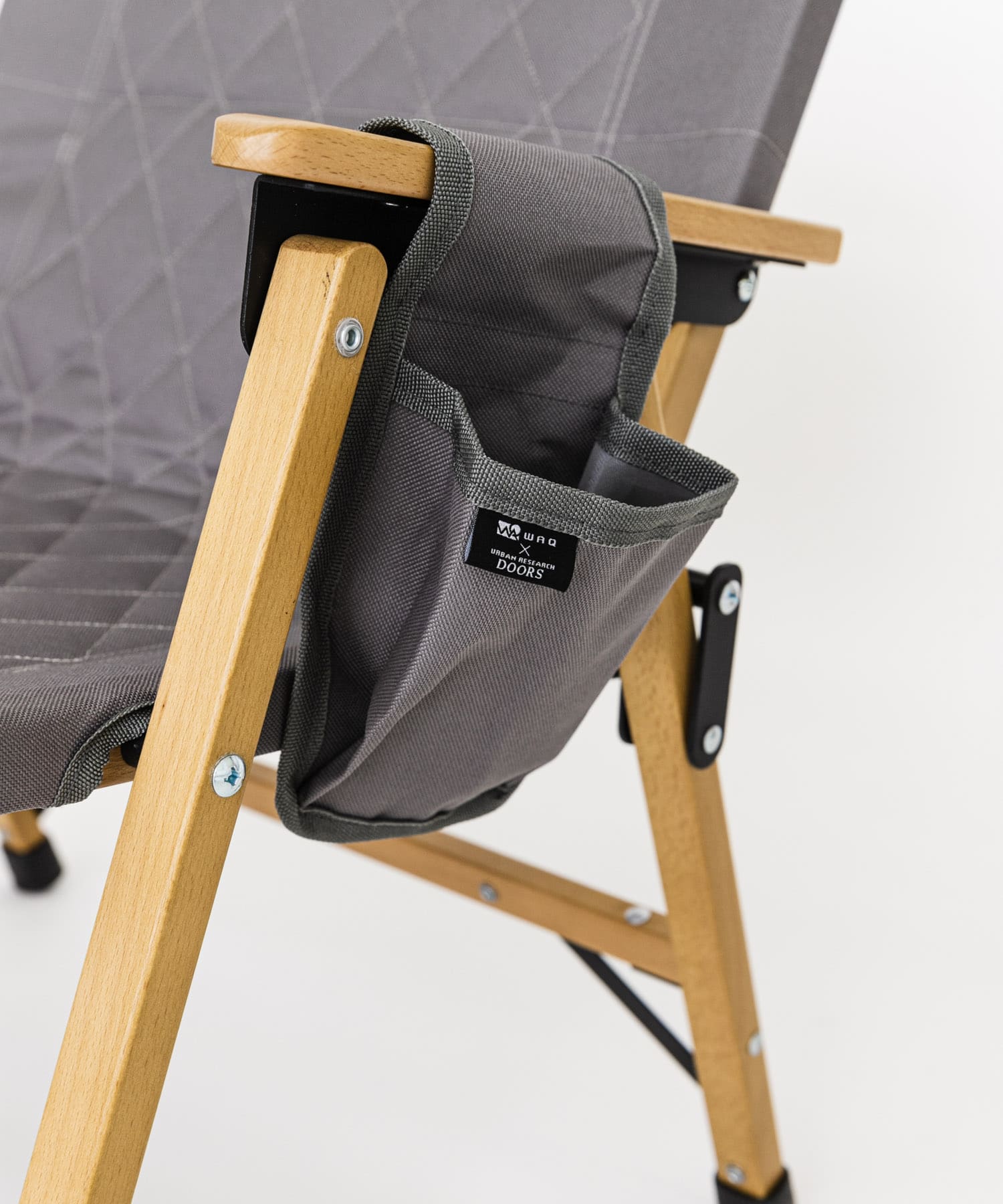 『別注』WAQ×DOORS　FOLDING WOOD CHAIR EXCLUSIVE グレー 0