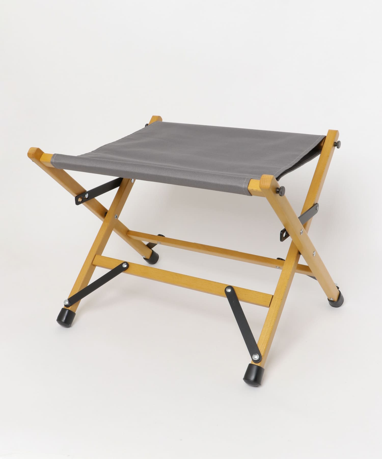 WAQ×DOORS　FOLDING WOOD STOOL EXCLU グレー 0