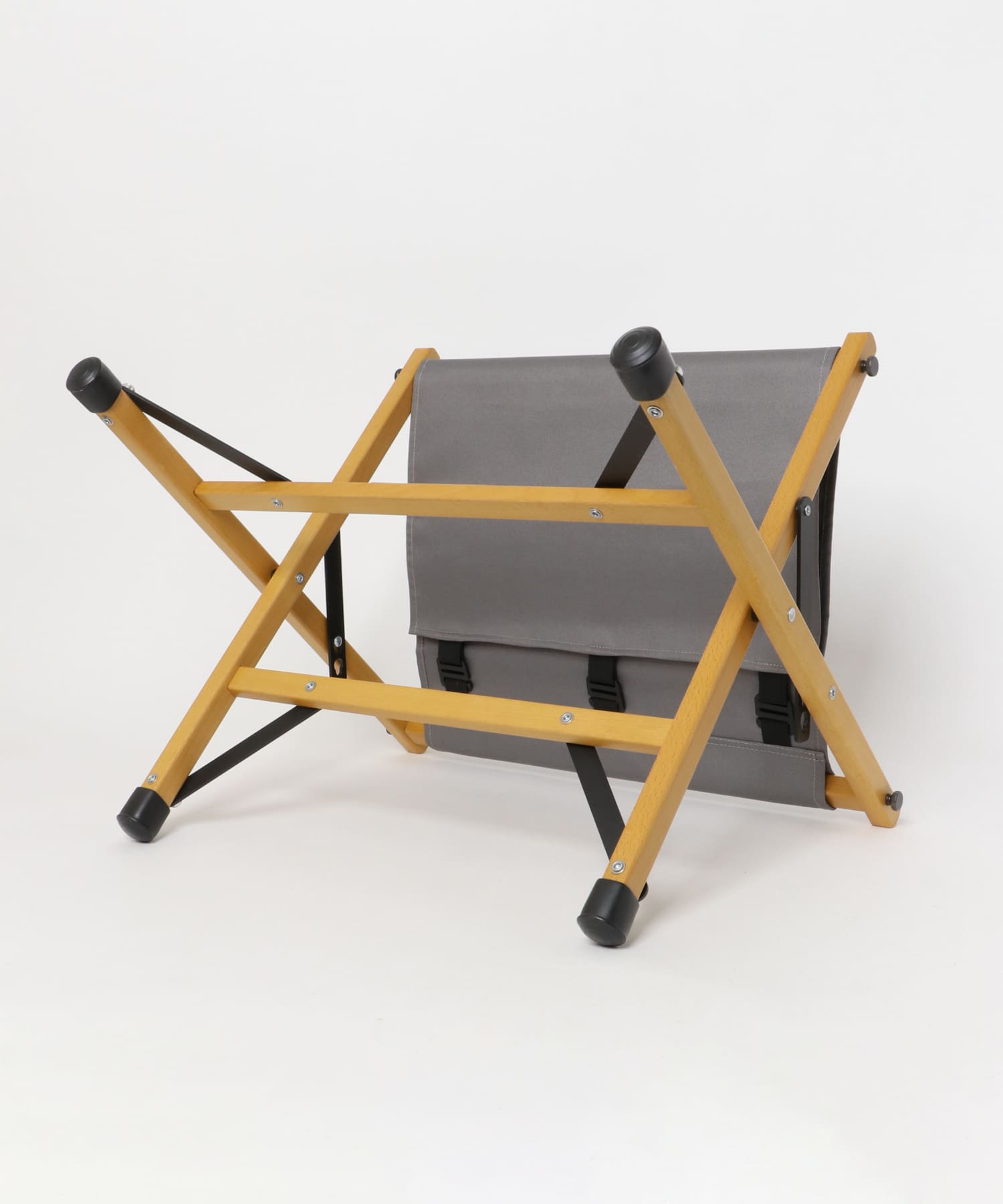 WAQ×DOORS　FOLDING WOOD STOOL EXCLU グレー 0