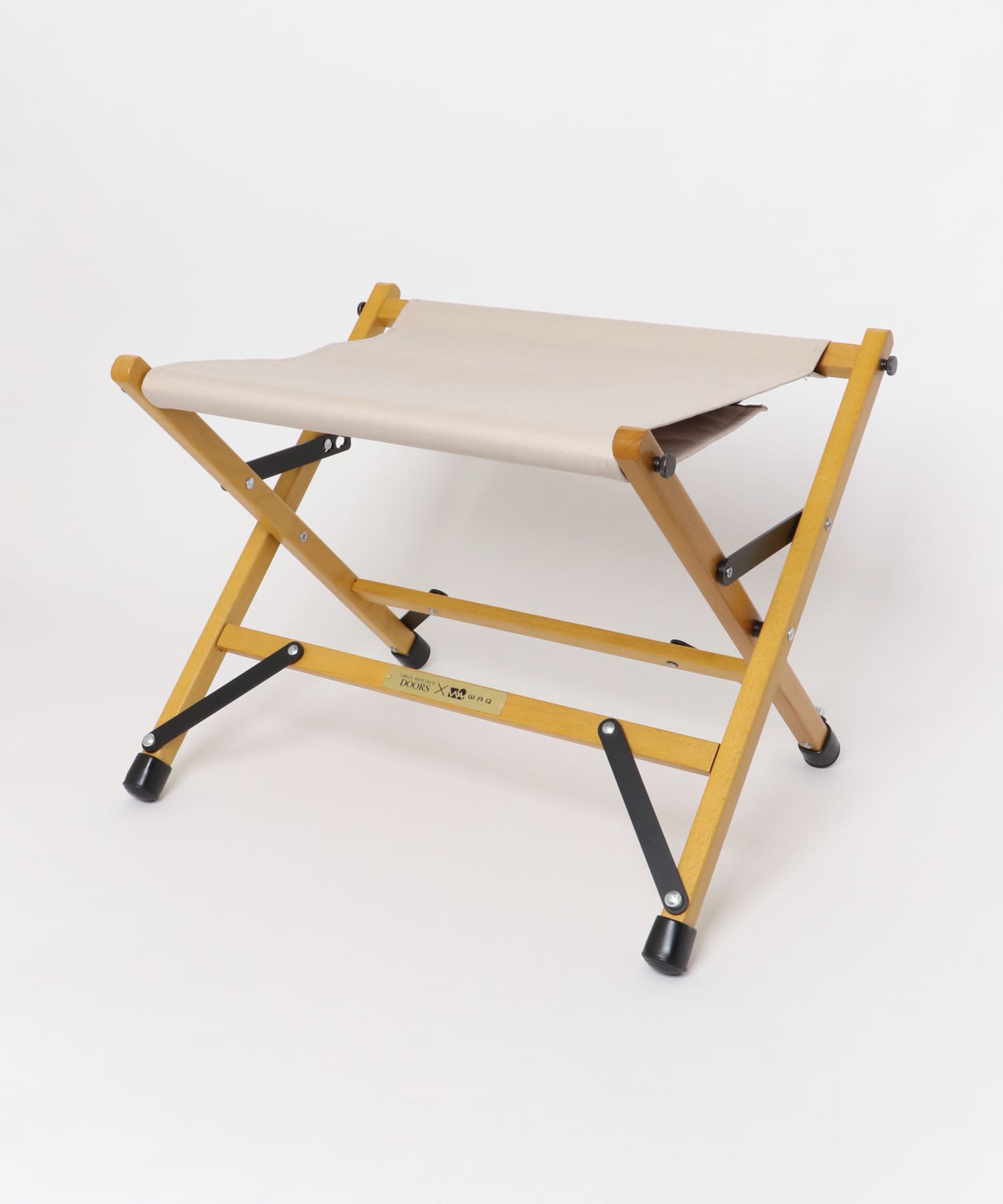 WAQ×DOORS　FOLDING WOOD STOOL EXCLU ベージュ 0