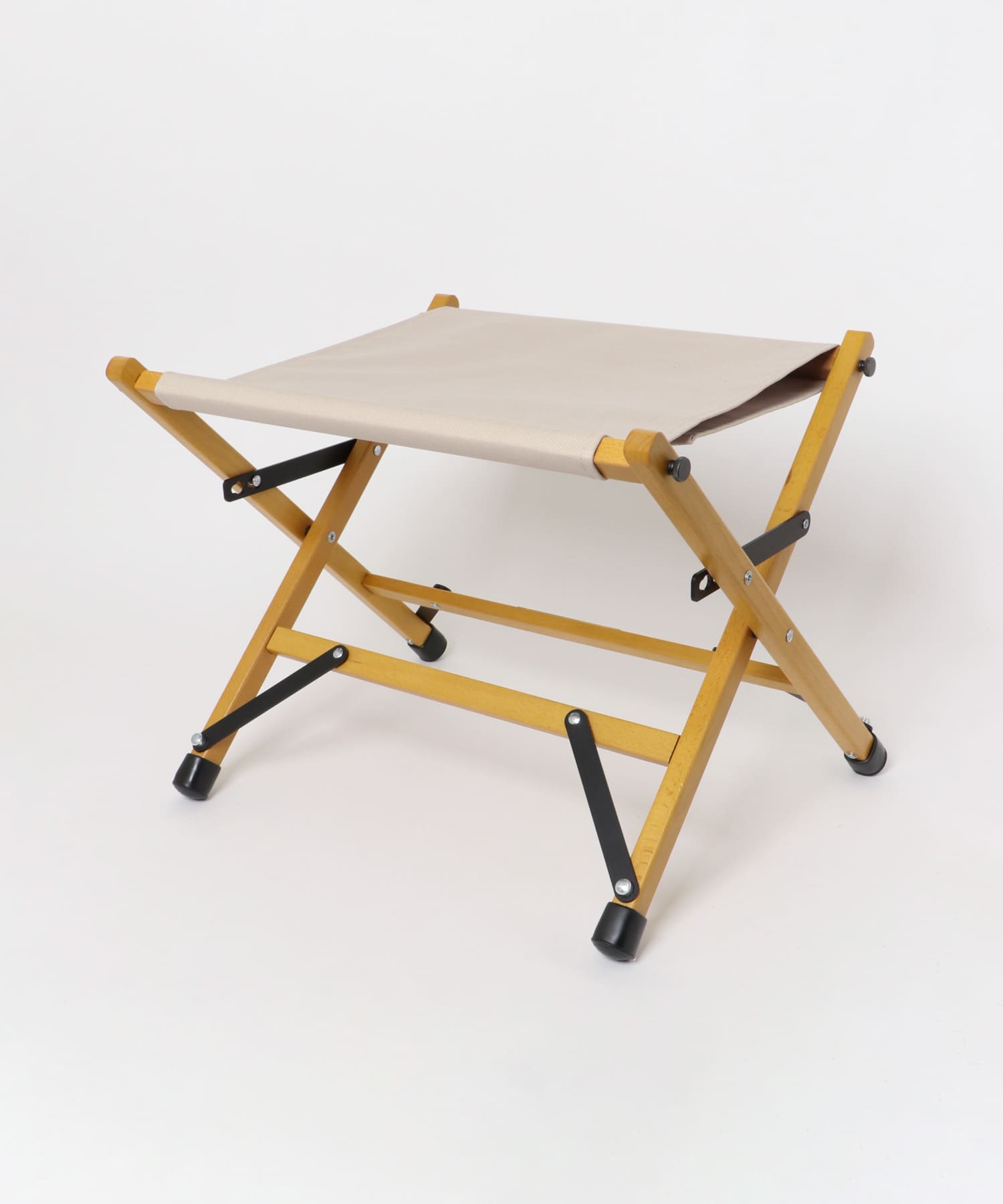 WAQ×DOORS　FOLDING WOOD STOOL EXCLU ベージュ 0