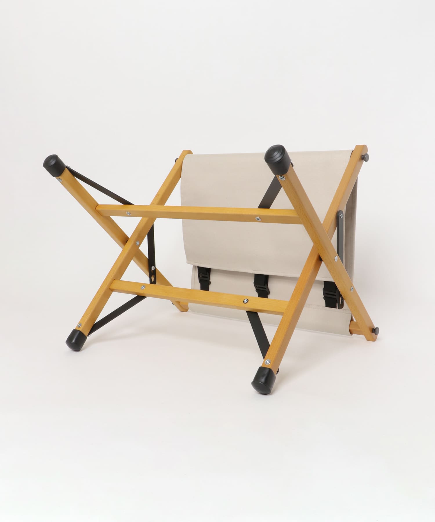 WAQ×DOORS　FOLDING WOOD STOOL EXCLU ベージュ 0