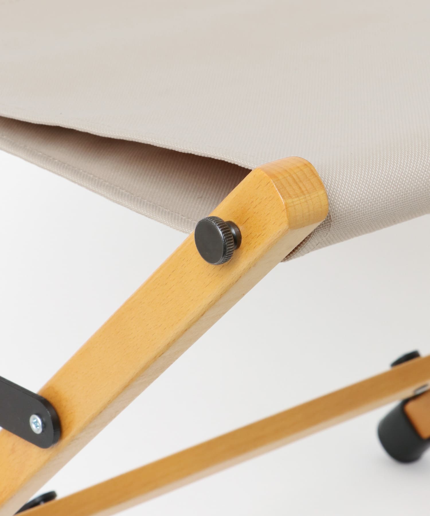 WAQ×DOORS　FOLDING WOOD STOOL EXCLU ベージュ 0