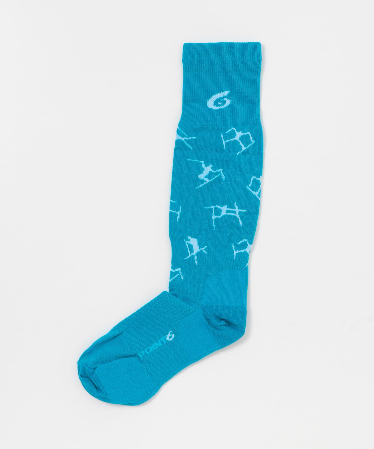 POINT6　kids ski rad c blue M