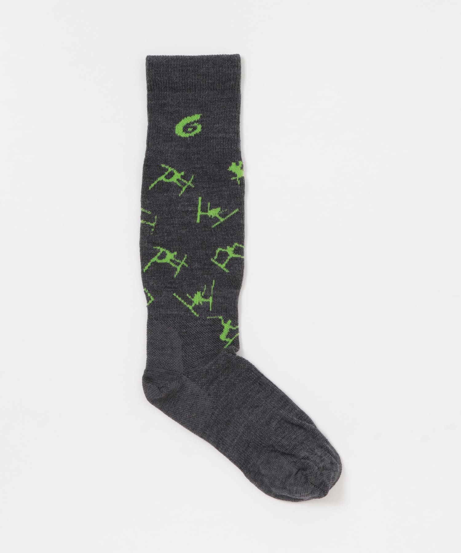 POINT6　kids ski rad gray M