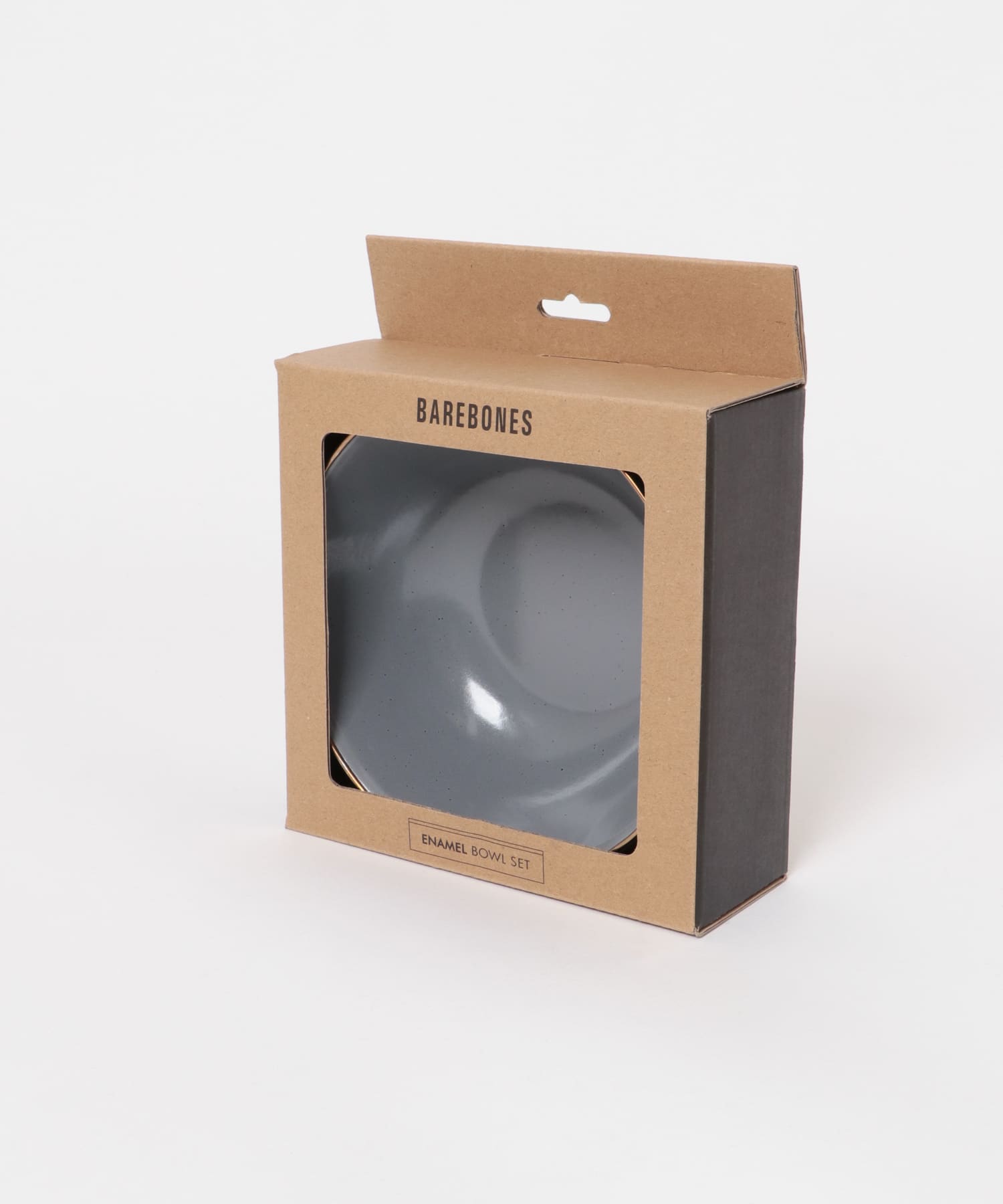 BAREBONES　エナメルボウル 2個セット ストーングレー one