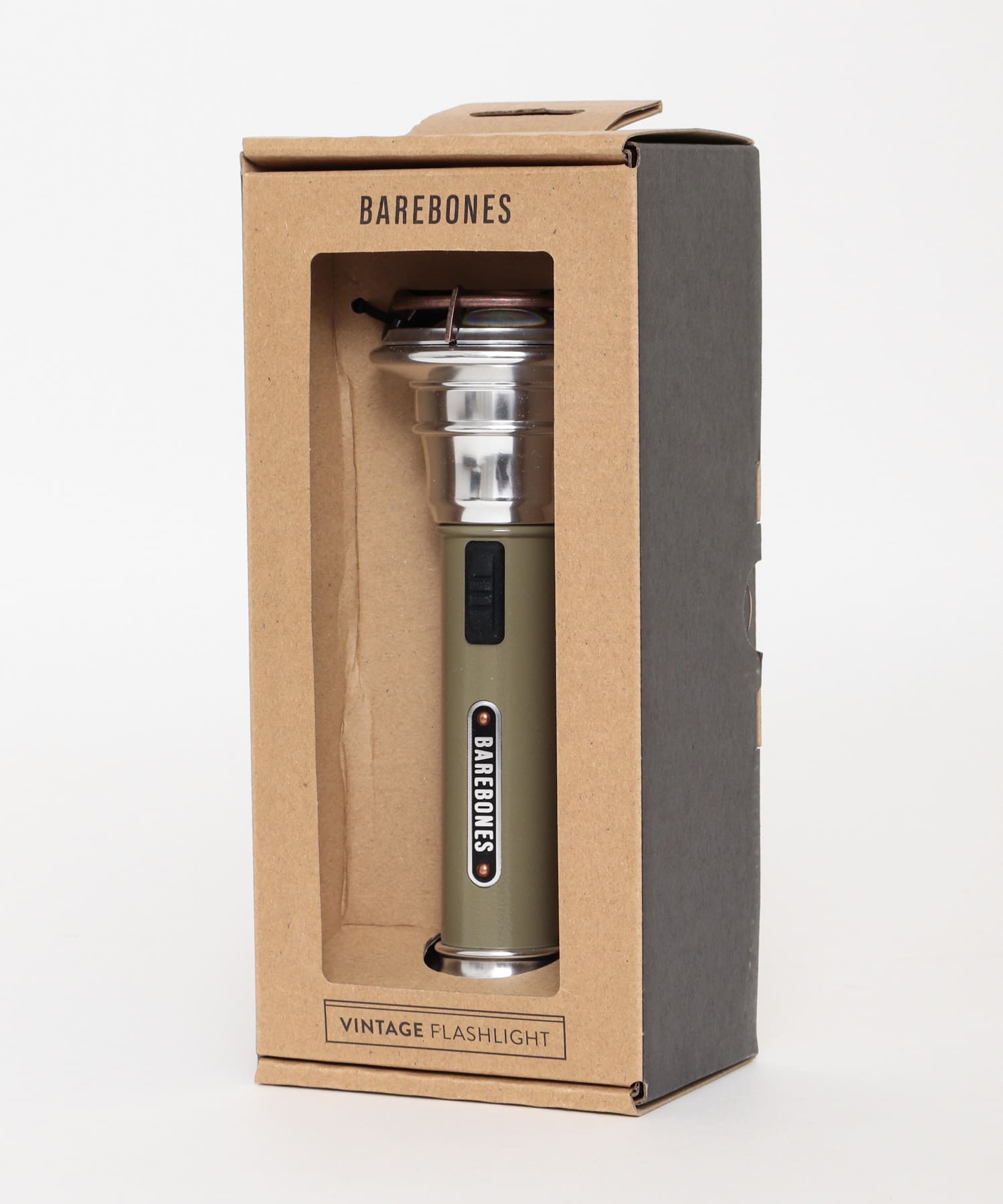 BAREBONES　ビンテージフラッシュライトLED オリーブドラブ one