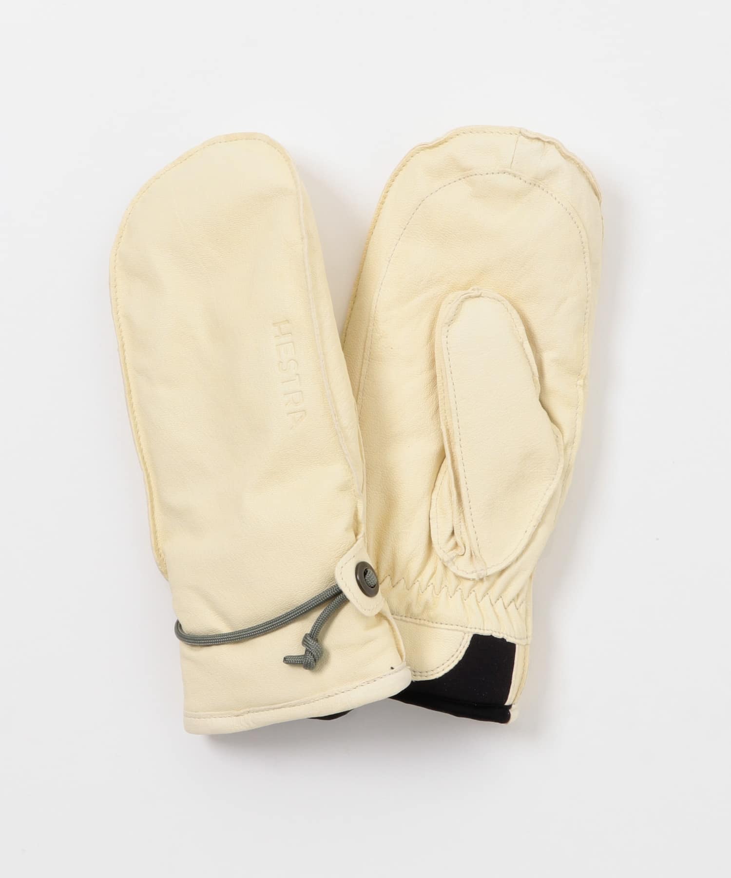 HESTRA 3-Finger Full Leather(7 OFF WHITE): ファッション雑貨｜URBAN