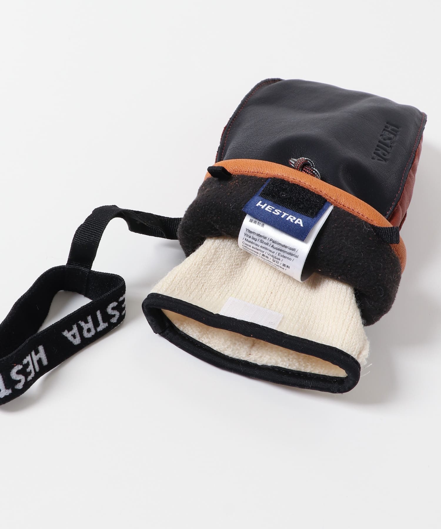 HESTRA　Wakayama Mitt Navy Brown 7