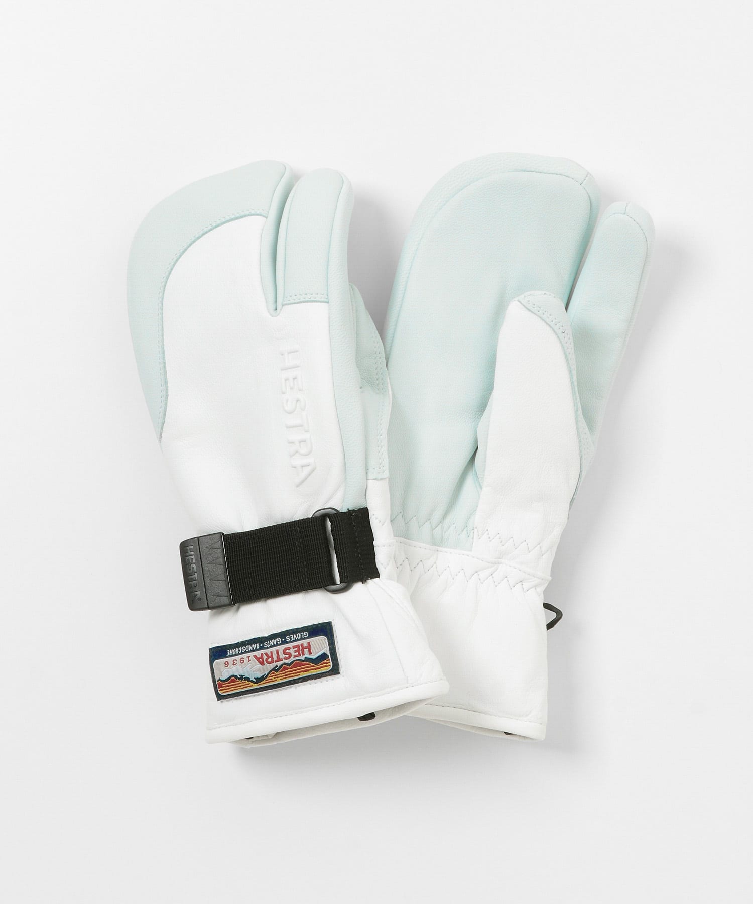 HESTRA グローブ スノーボード 3フィンガーレザーグローブ　サイズ７ HESTRA 3-Finger Full Leather(7 OFF WHITE): ファッション雑貨｜URBAN