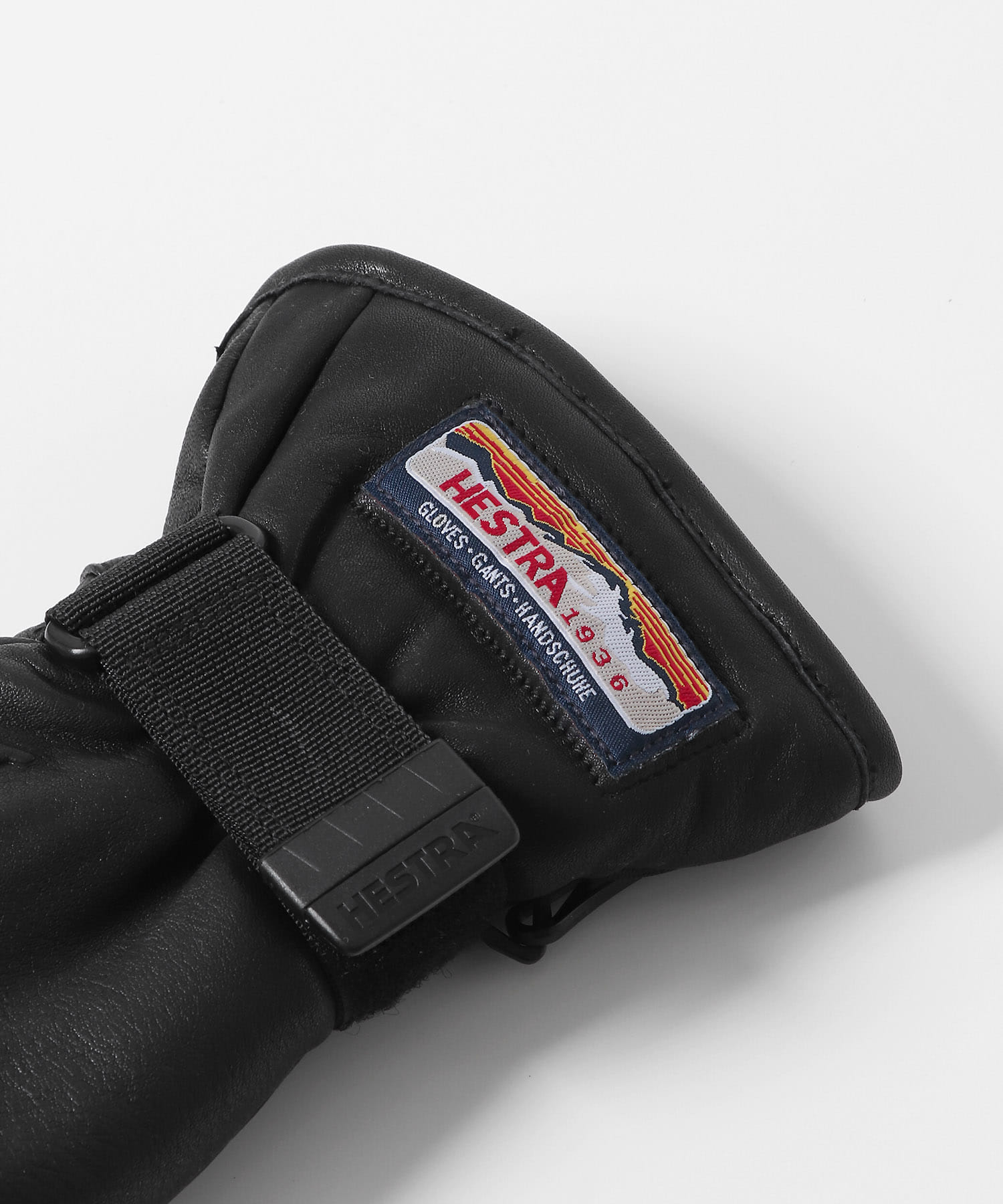HESTRA　3-Finger Full Leather BLACK 5