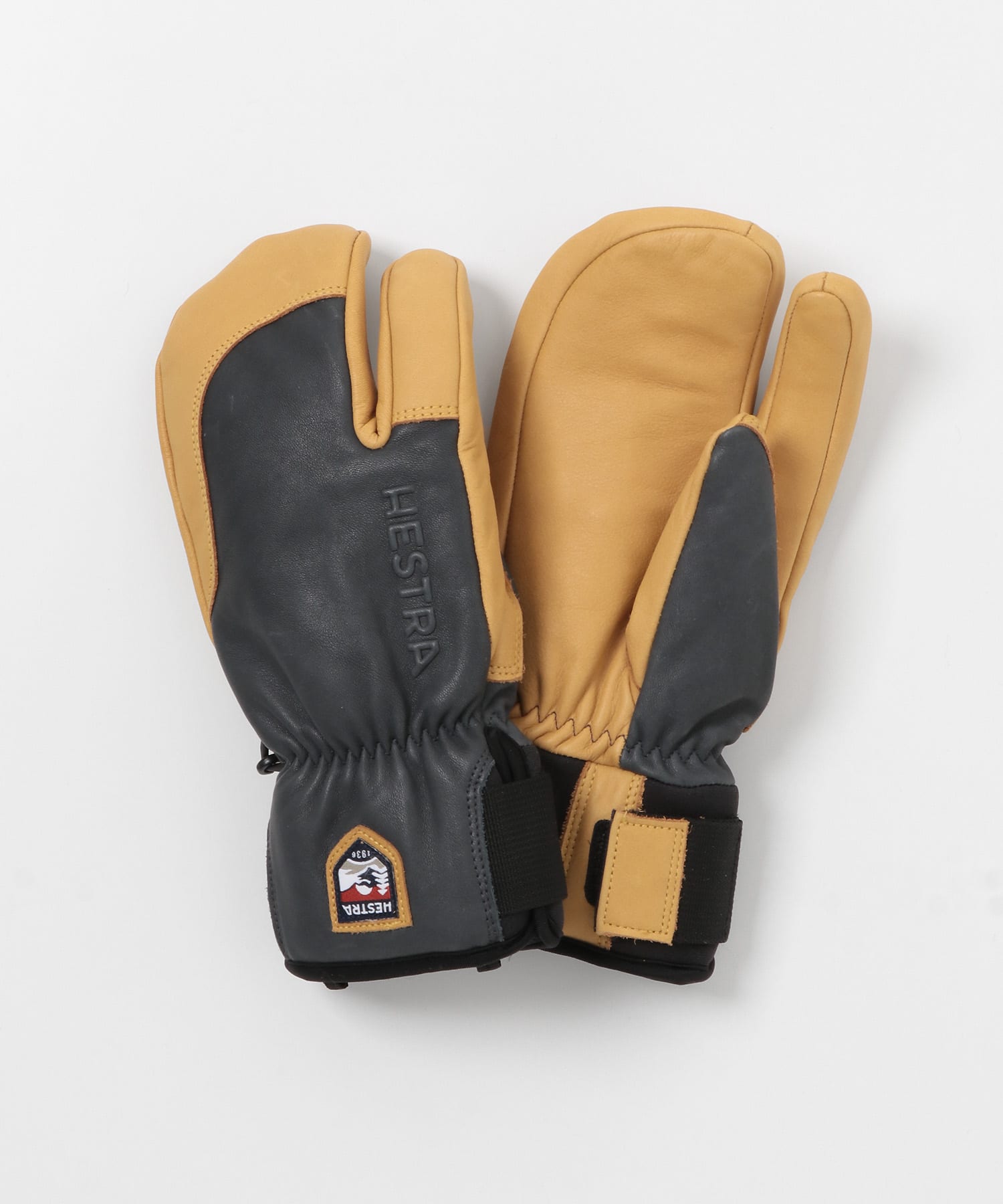 HESTRA　3-Finger Full Leather Sht