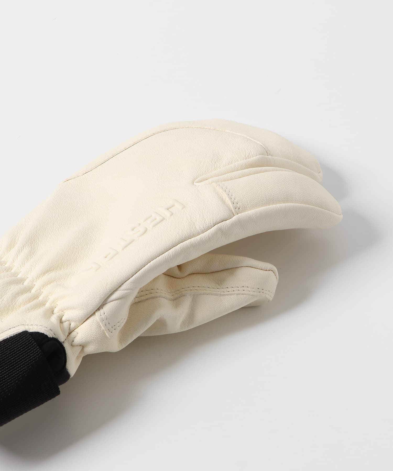 HESTRA　3-Finger Full Leather Sht Al  White 5