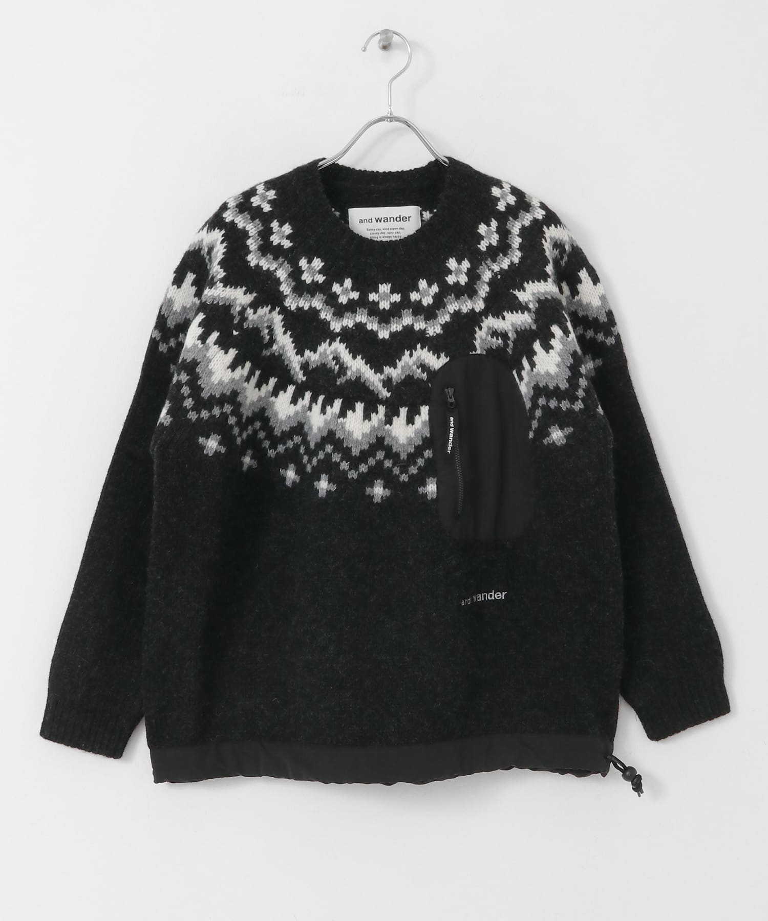 and wander lopi knit sweater(S/M black): トップス|URBAN and wander lopi knit sweater(S/M black): トップス|URBAN