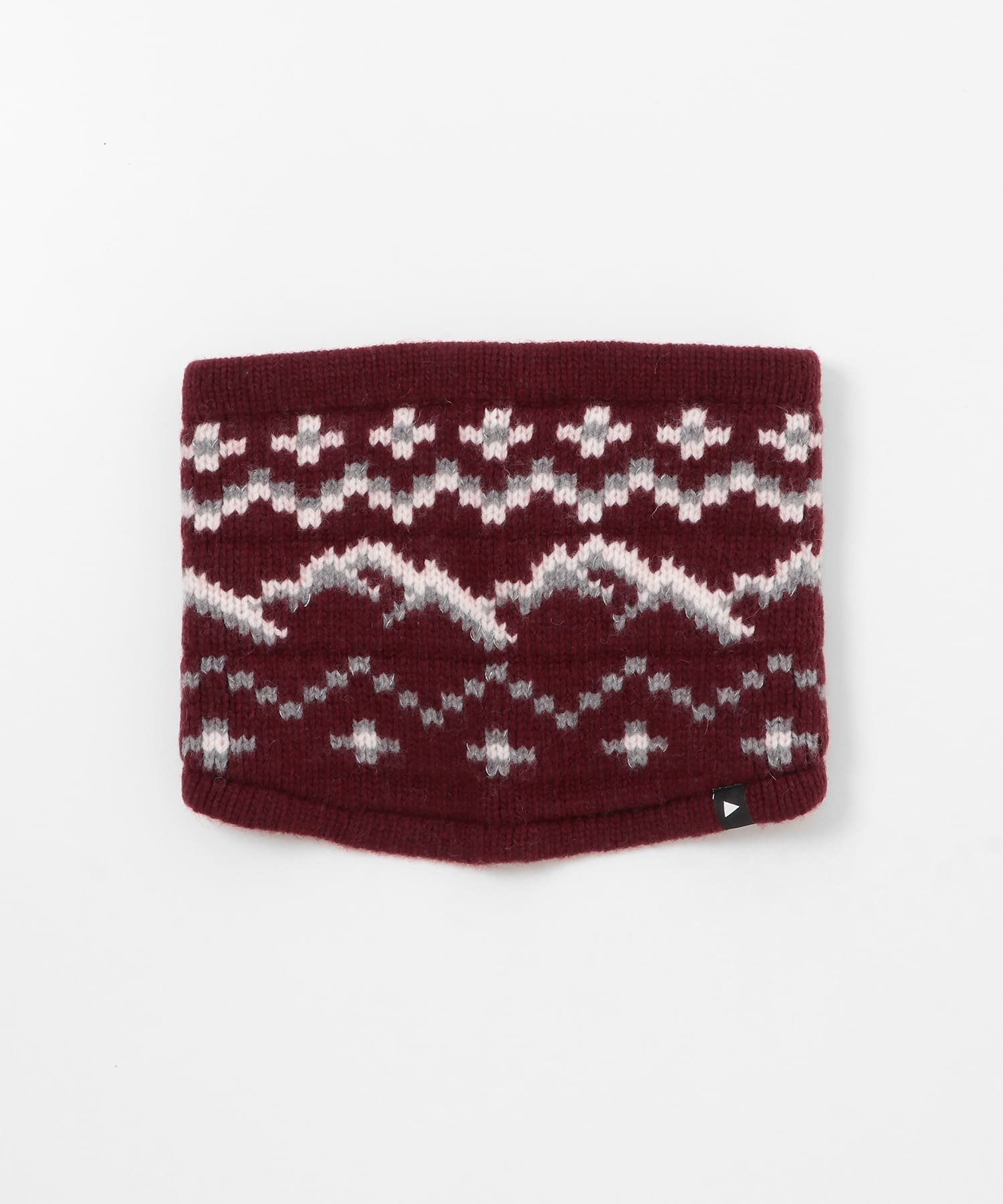 and wander　lopi knit neck warmer bordeaux one